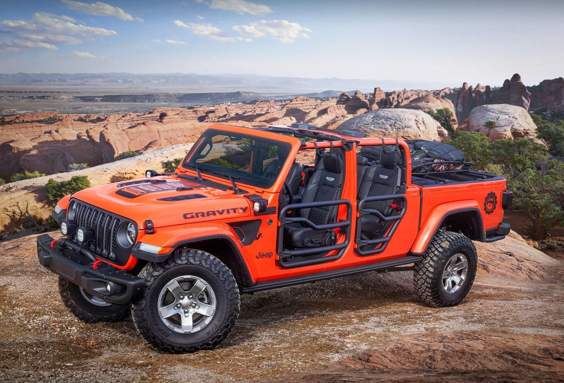 Jeep Red Bare Gladiator Rubicon Wallpaper 4K 2021 4972