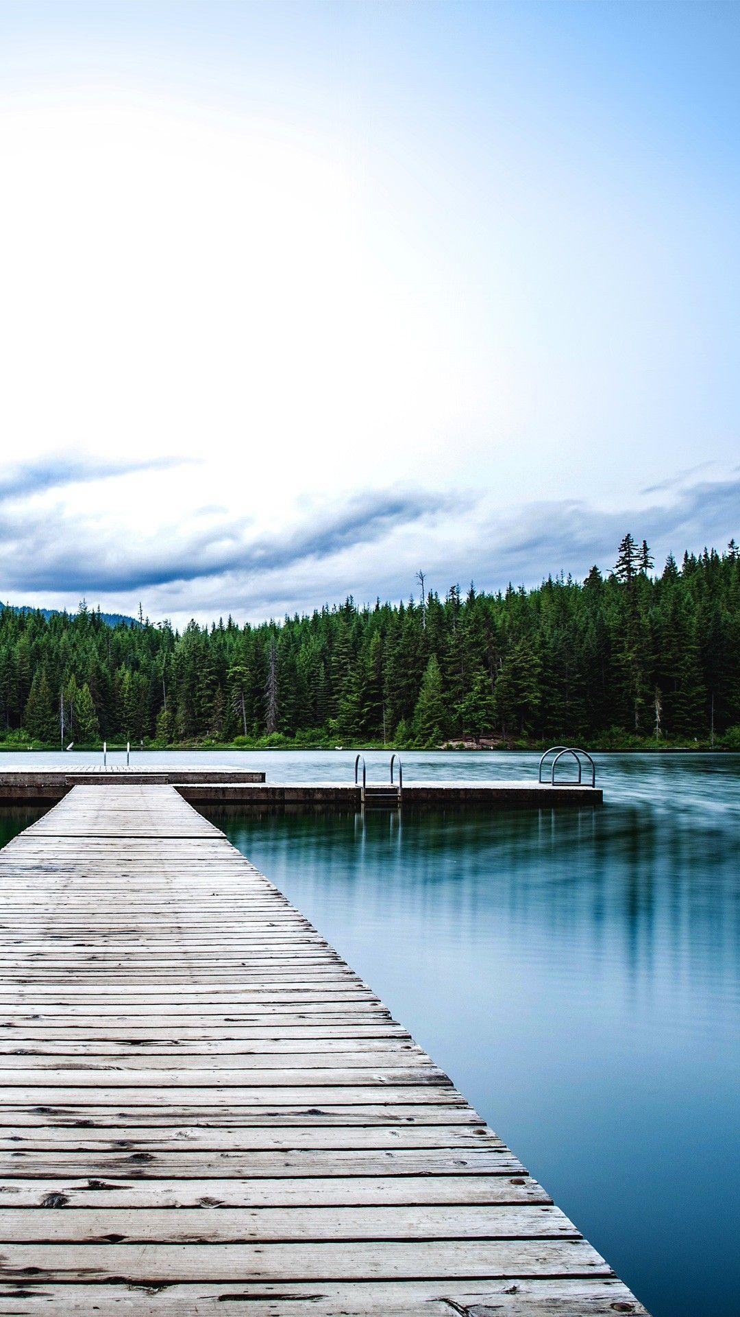 1080x1920 Whistler Coast Mountains Dock Wallpaper