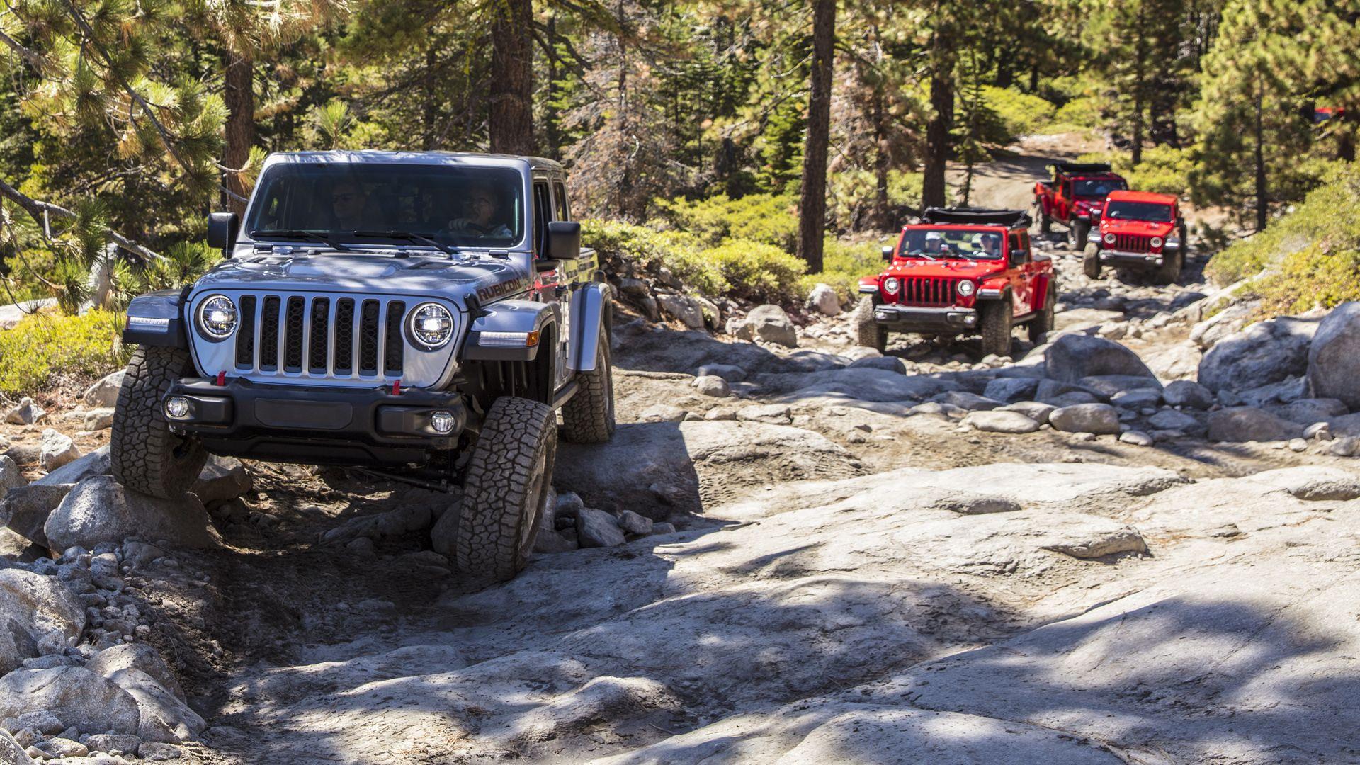 1920x1080 Jeep Gladiator Rubicon Off Road Drive On The Rubicon Trail