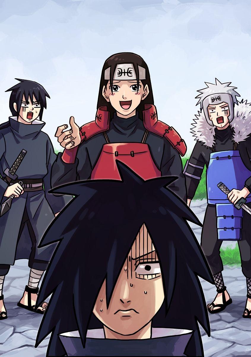 846x1200 Izuna Uchiha And Tobirama Senju