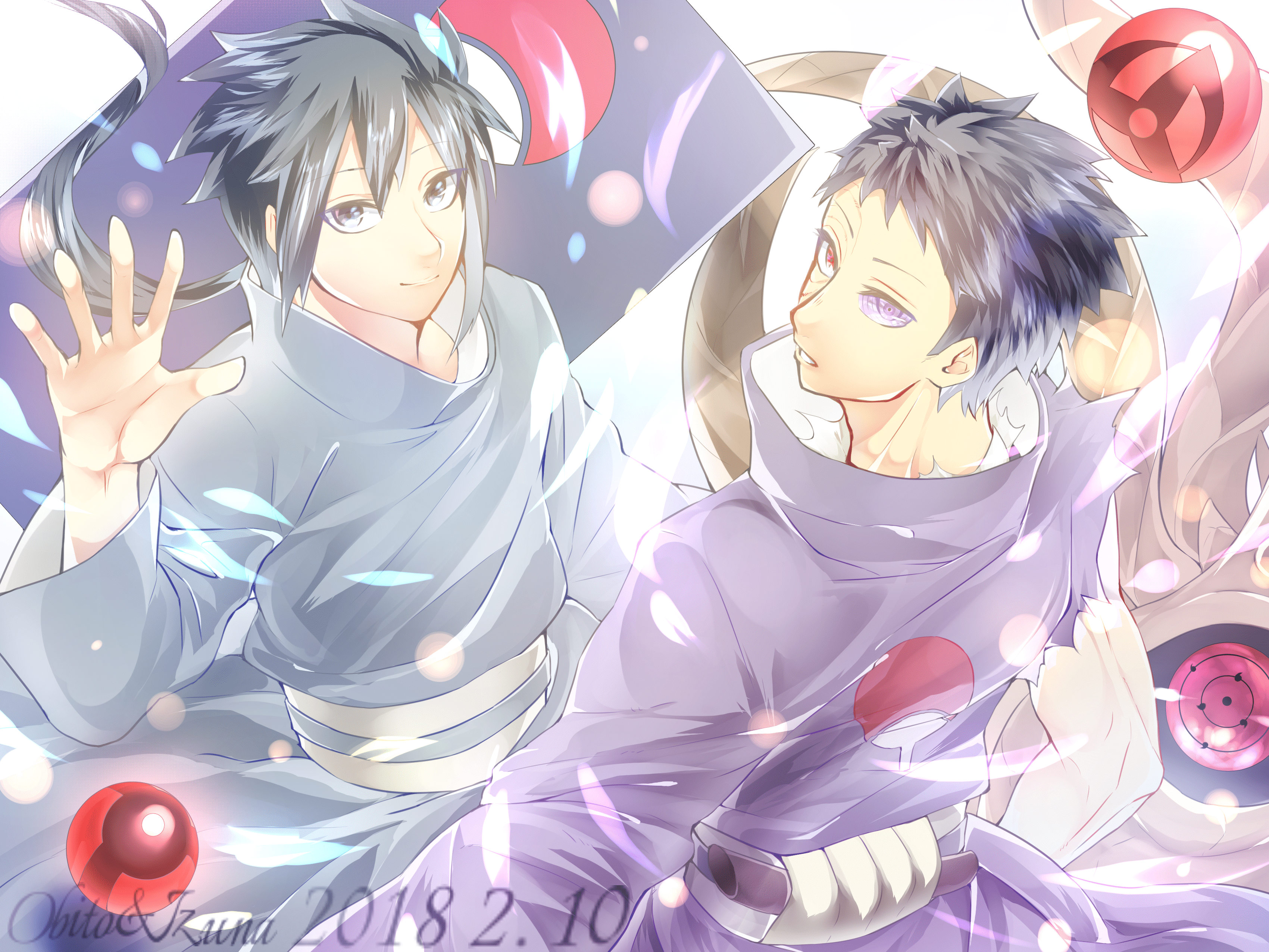 3401x2551 Izuna Uchiha, Obito Uchiha wallpaper
