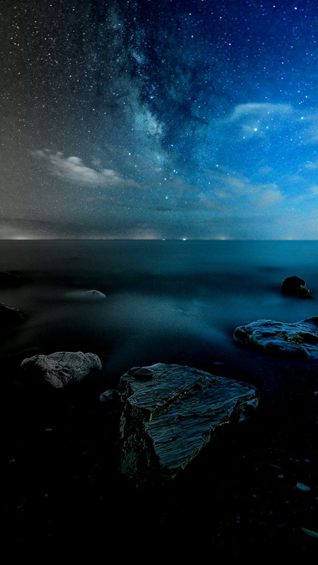 Night Sea Wallpapers Top Free Night Sea Backgrounds WallpaperAccess