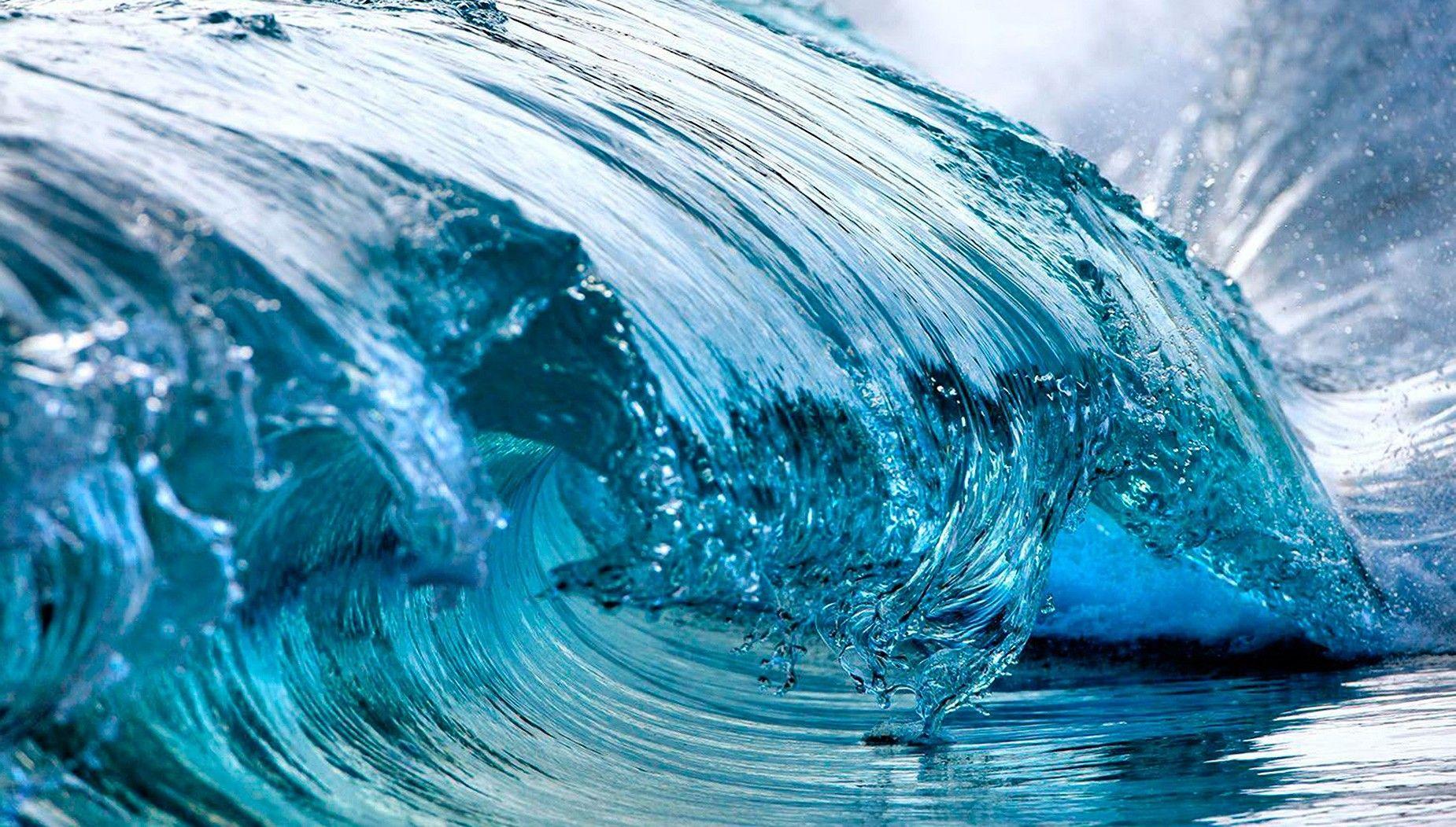 1850x1052 waves, Nature, Sea, Water, Water Drops Wallpaper HD / Desktop