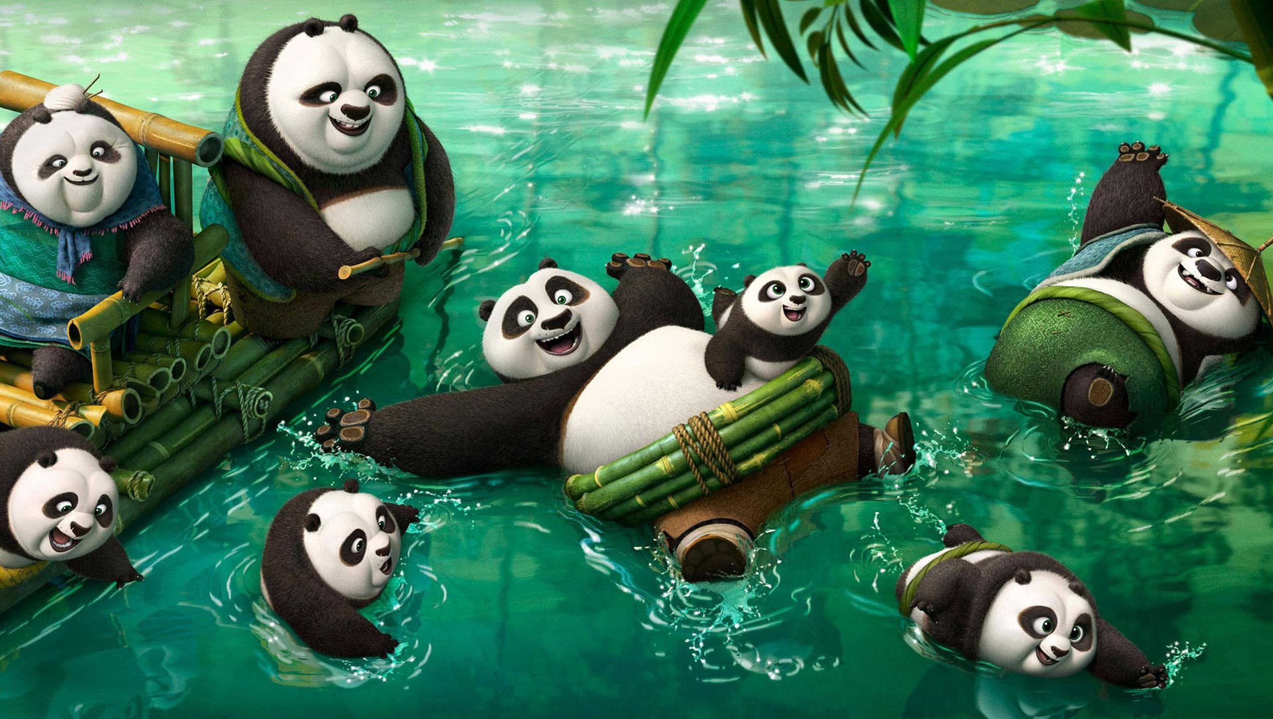 2552x1442 Kung Fu Panda 3 (2016) Desktop Wallpaper