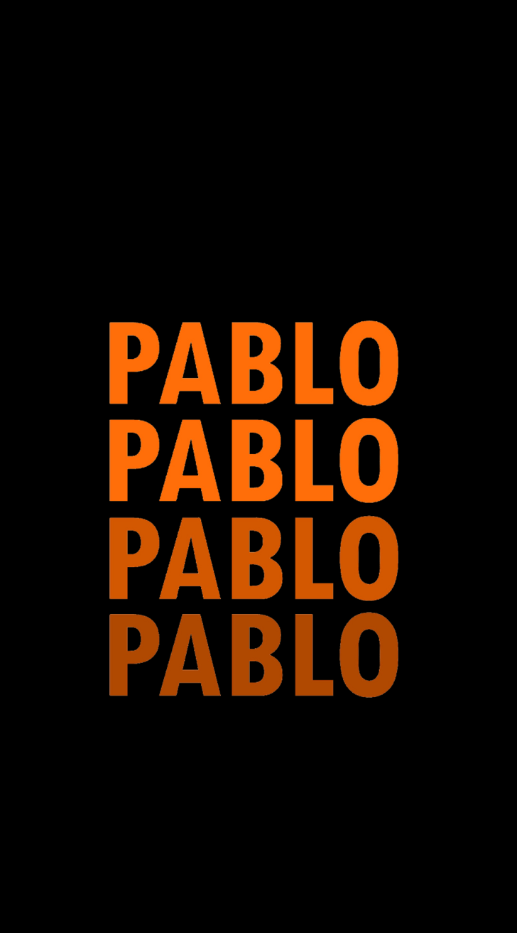 728x1313 Kanye West AMOLED Wallpaper