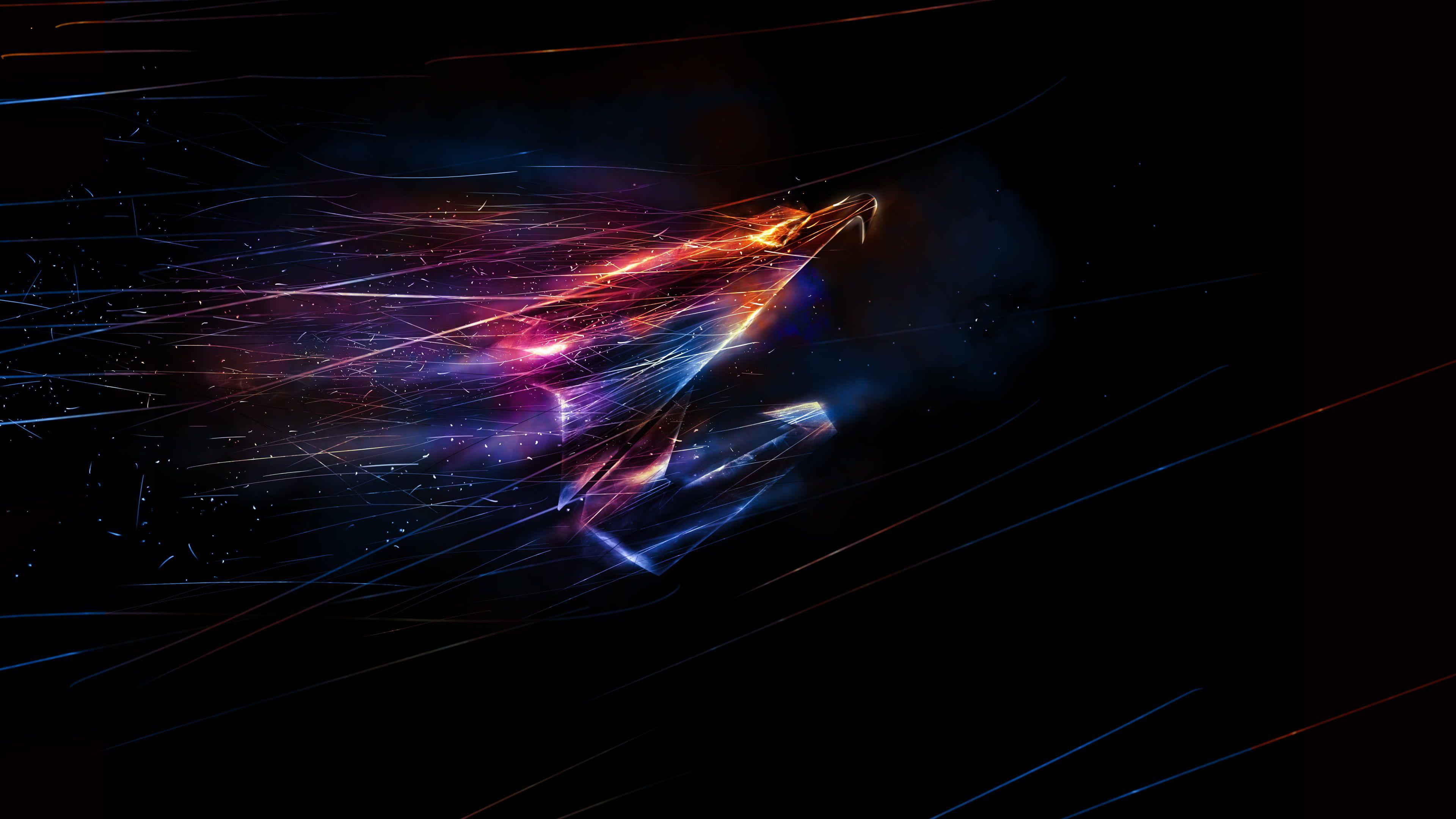 3840x2160 Gigabyte, Aorus, logo, PC gaming, HD wallpaper
