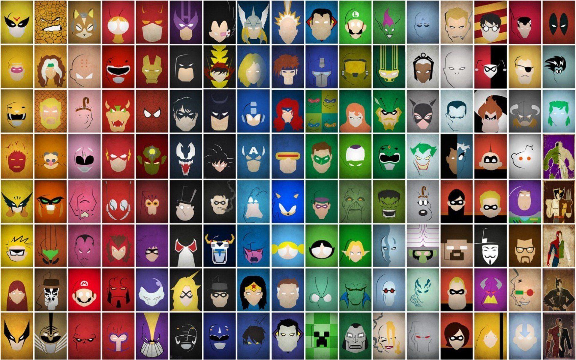 1920x1200 Incredible Cartoon Superhero Wallpaper te Dc comics all super