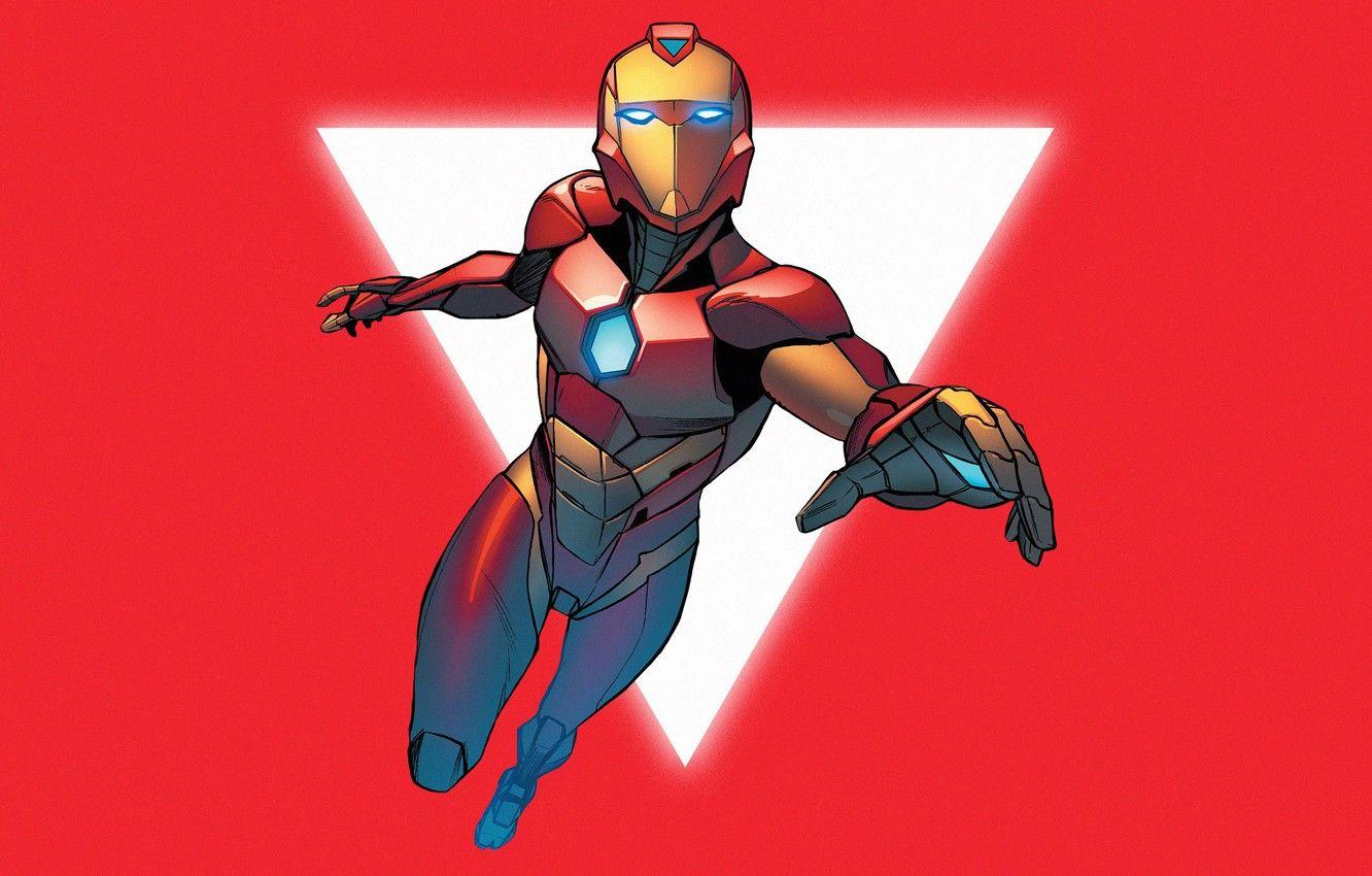 1332x850 Wallpaper Red, Yellow, Costume, Hero, Mask, Comic, Red, Superhero