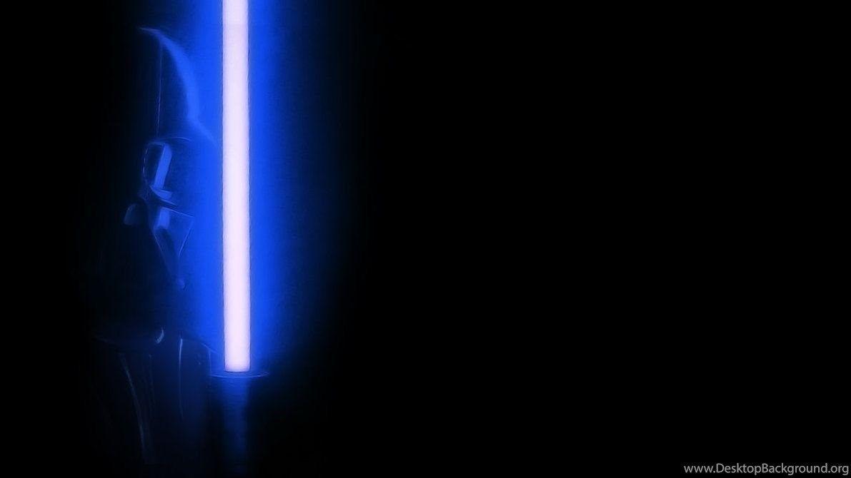 1191x670 Star Wars: Darth Vader W/ Blu Lightsaber Wallpaper By Sedemsto On