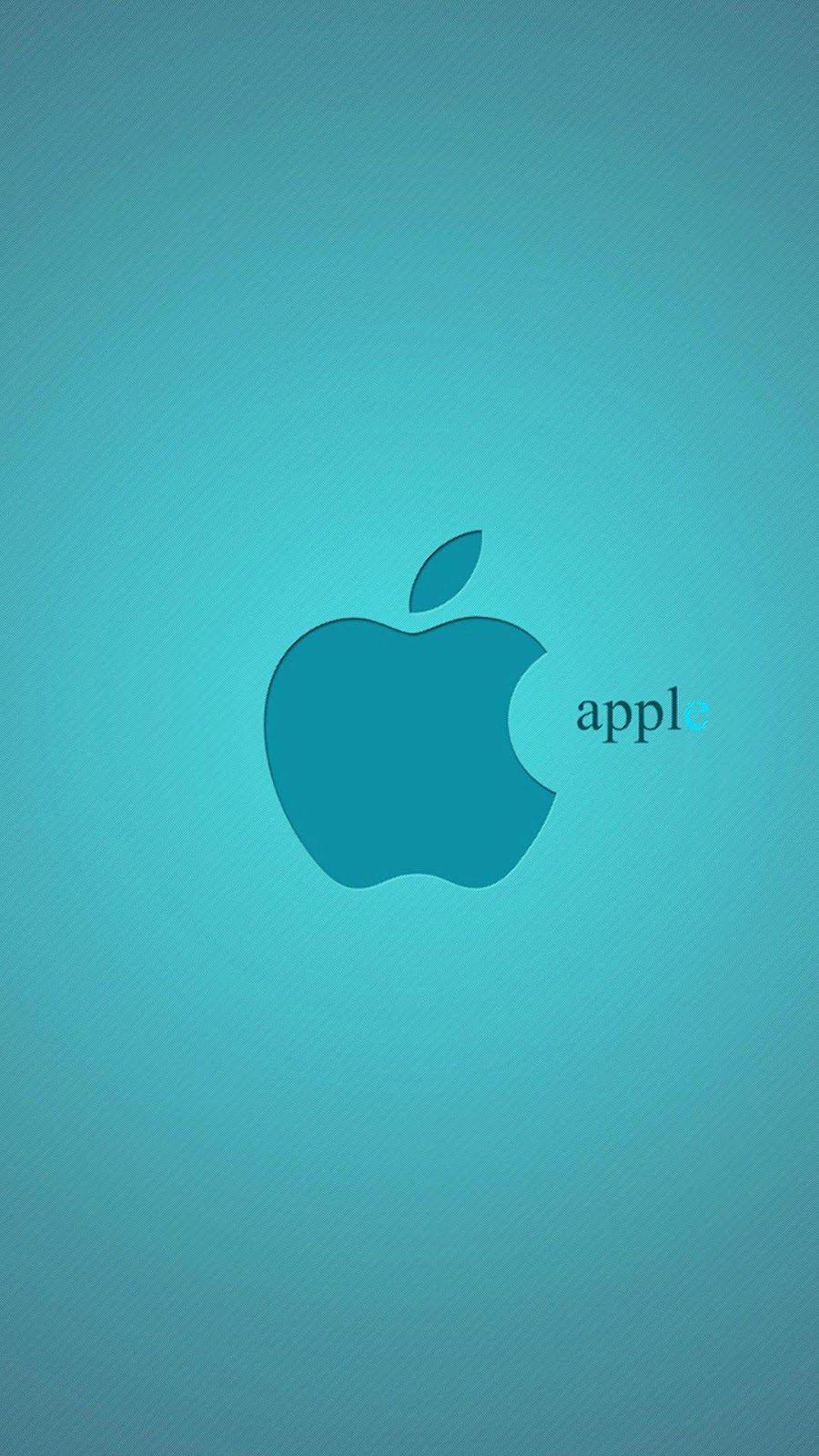 900x1600 Apple Light Blue Logo iPhone 7 and iPhone 7 Plus Wallpaper