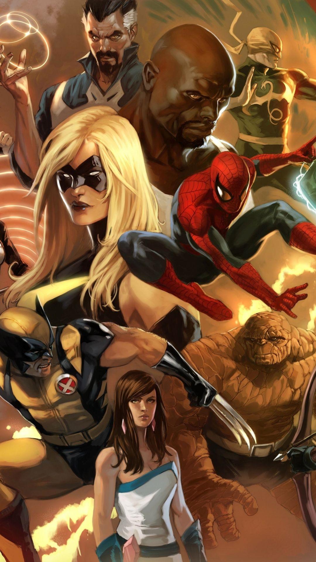 1080x1920 Comics The Avengers (1080x1920) Wallpaper