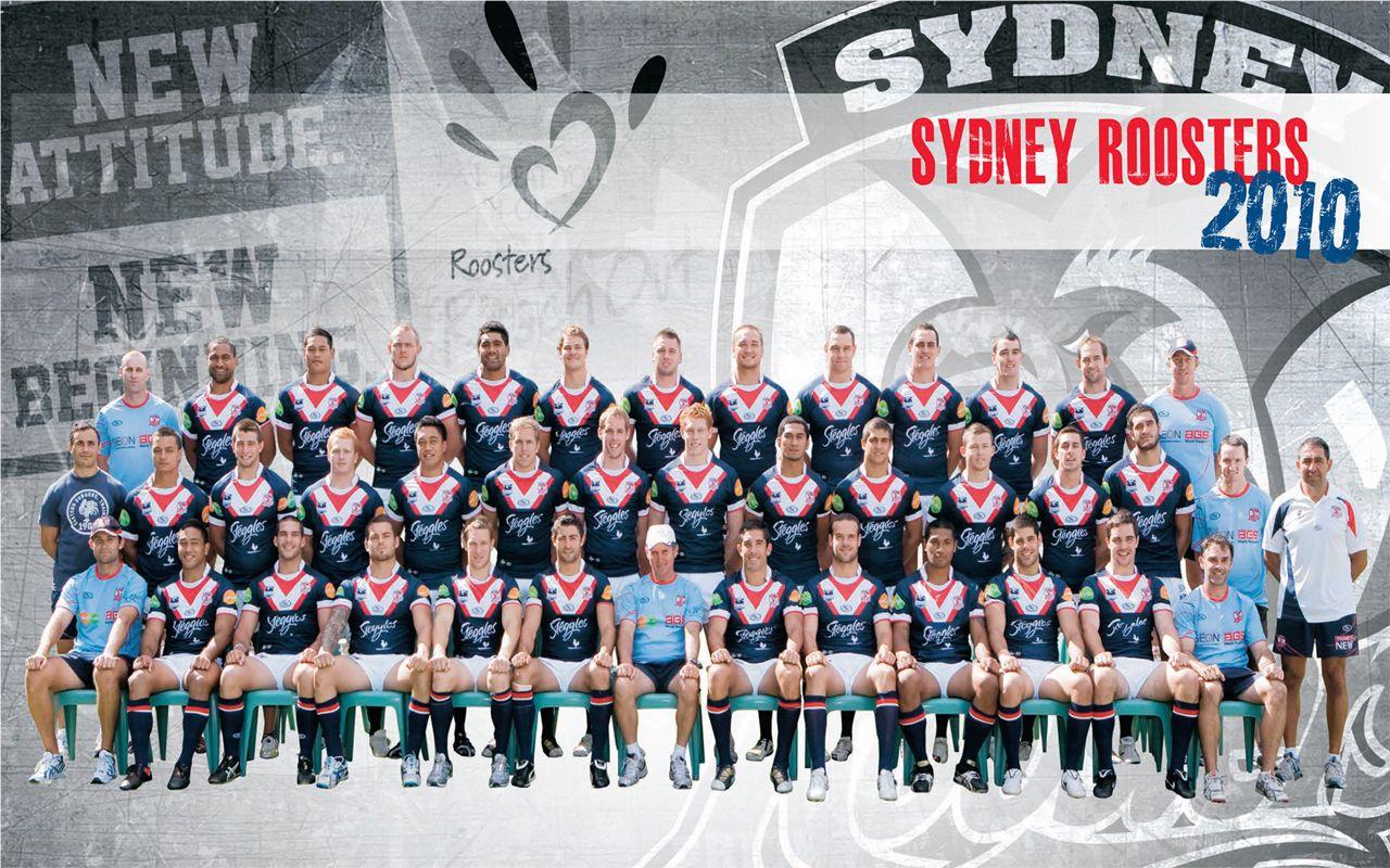 1280x800 Sydney Roosters Team