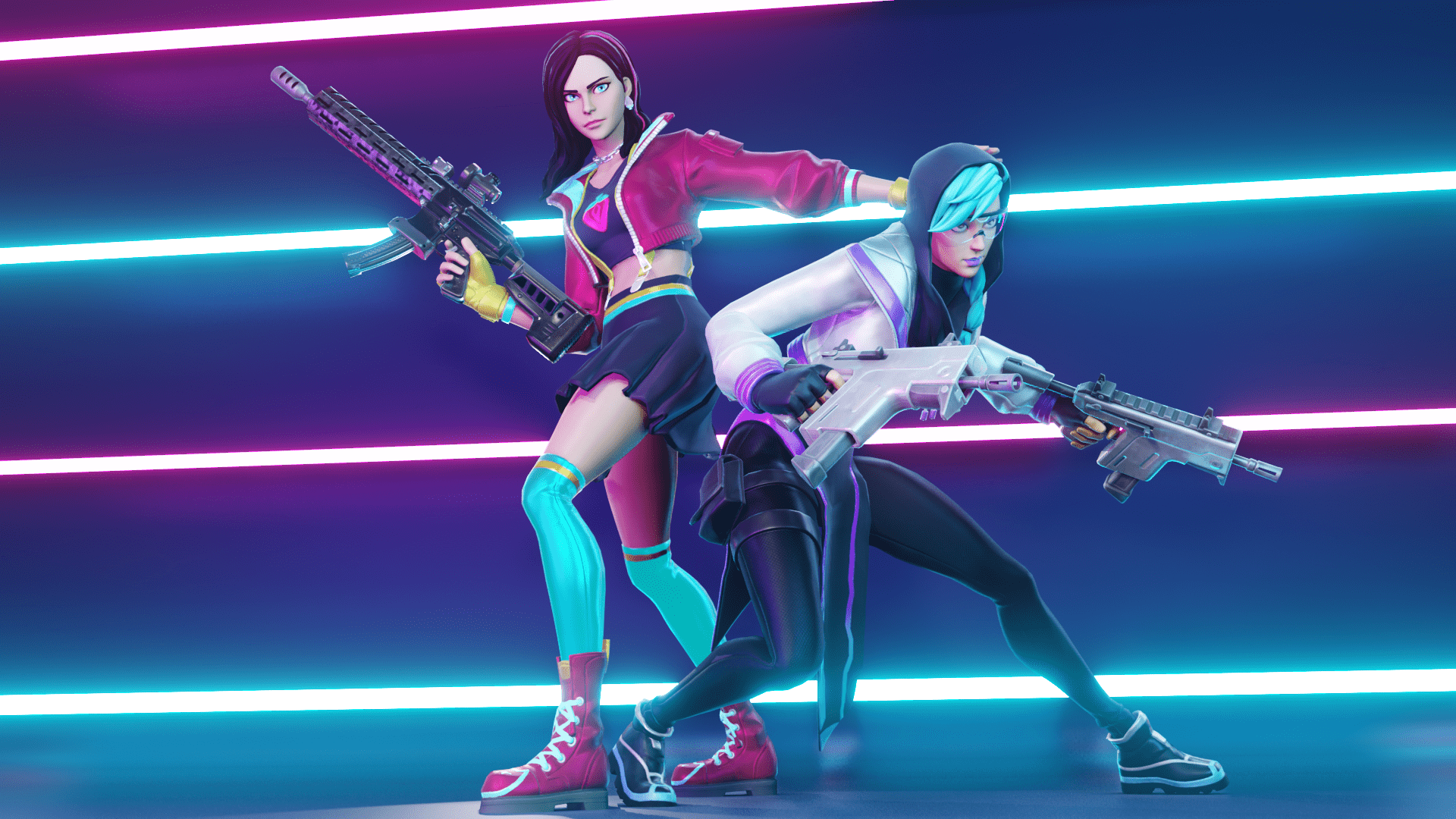 Neon Fortnite Wallpapers Top Free Neon Fortnite Backgrounds Wallpaperaccess