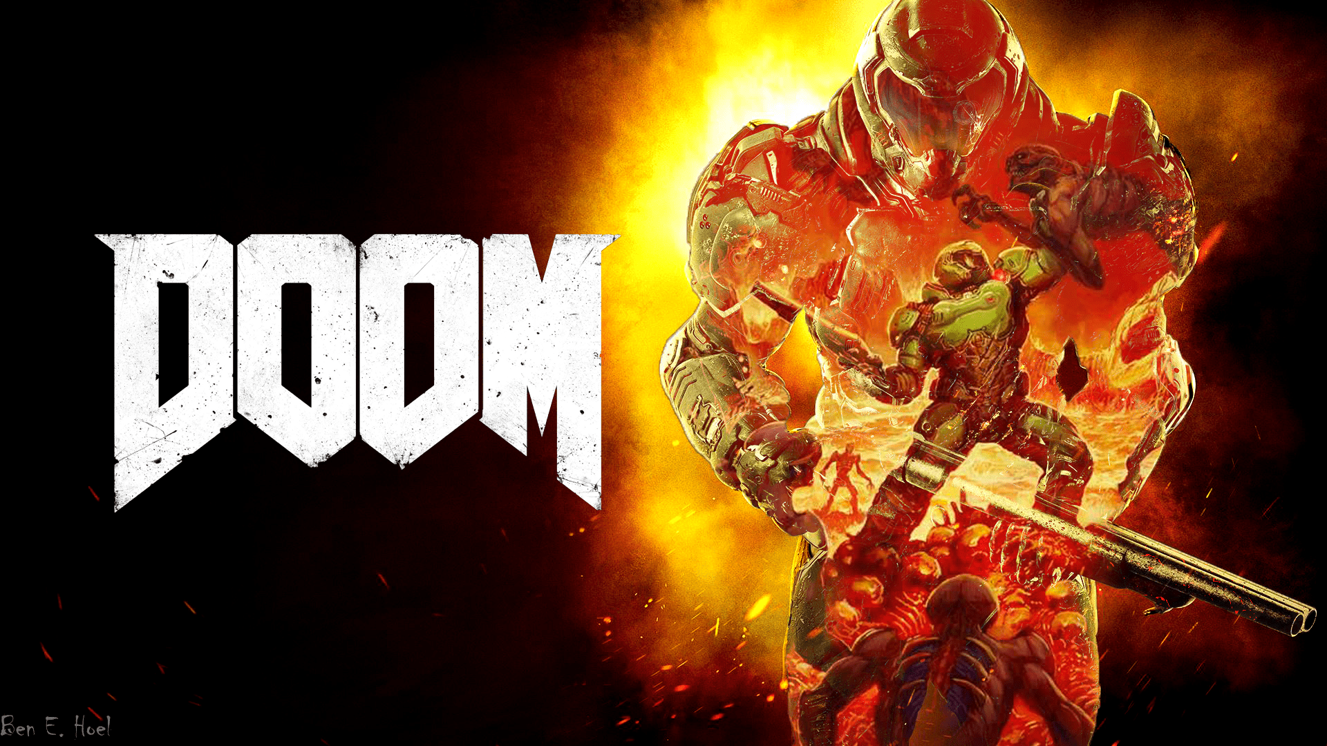 1920x1080 Doom (2016) Hình nền HD