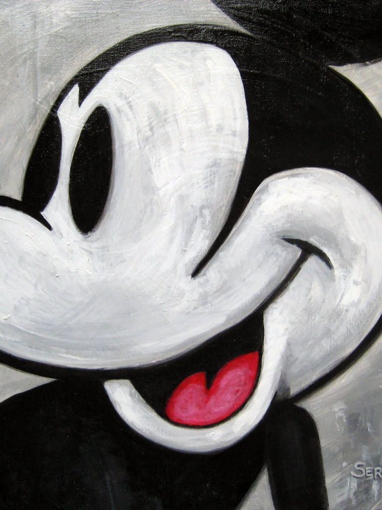 768x1024 Free download Old Mickey Mouse 379 HD Wallpaper in Cartoons