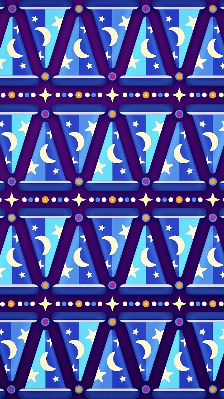 750x1334 Art of Jay Ratner “Sorcerer Mickey Hats”. Disney wallpaper