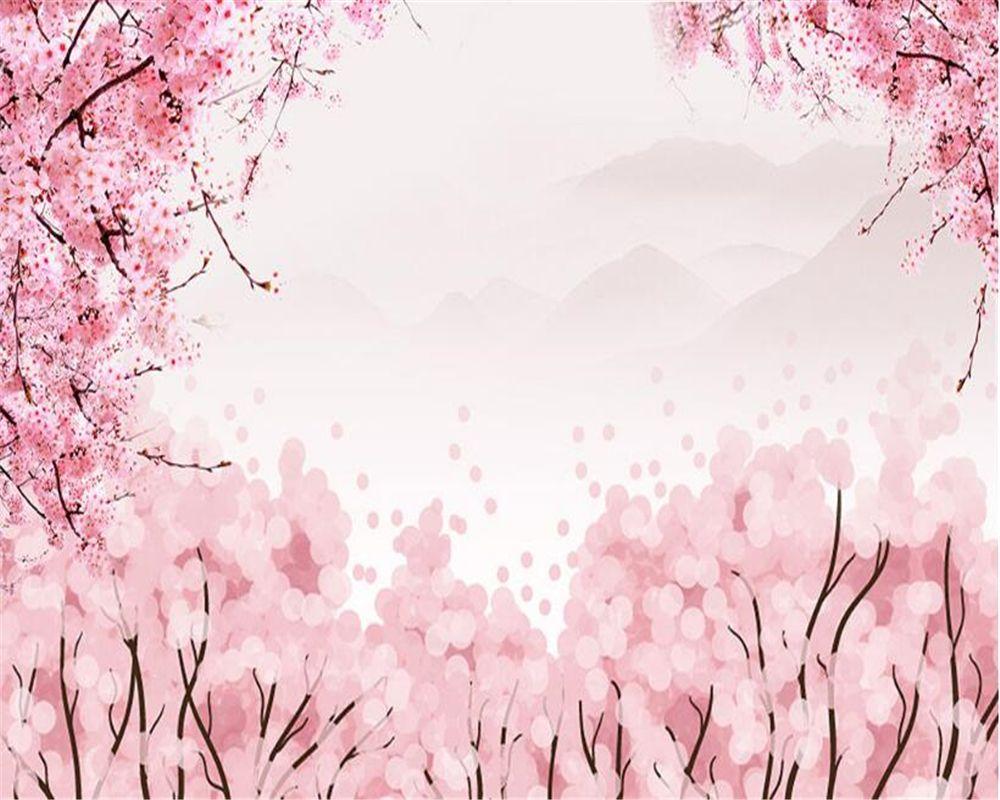 Watercolor Cherry Blossom Wallpapers - Top Free Watercolor Cherry ...
