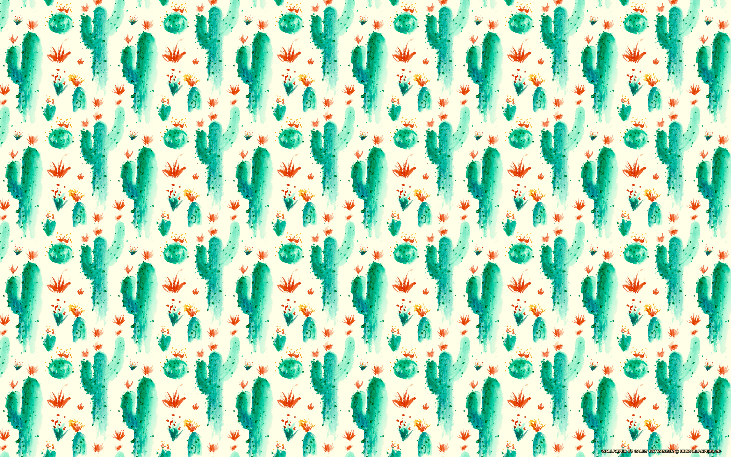 2560x1600 Cactus Pattern Wallpaper Patterned Desktop