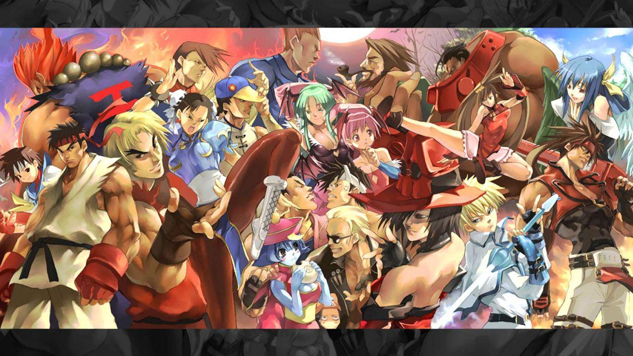 1244x700 DARKSTALKERS Vanpaia Vampire fighting Capcom anime gothic fantasy
