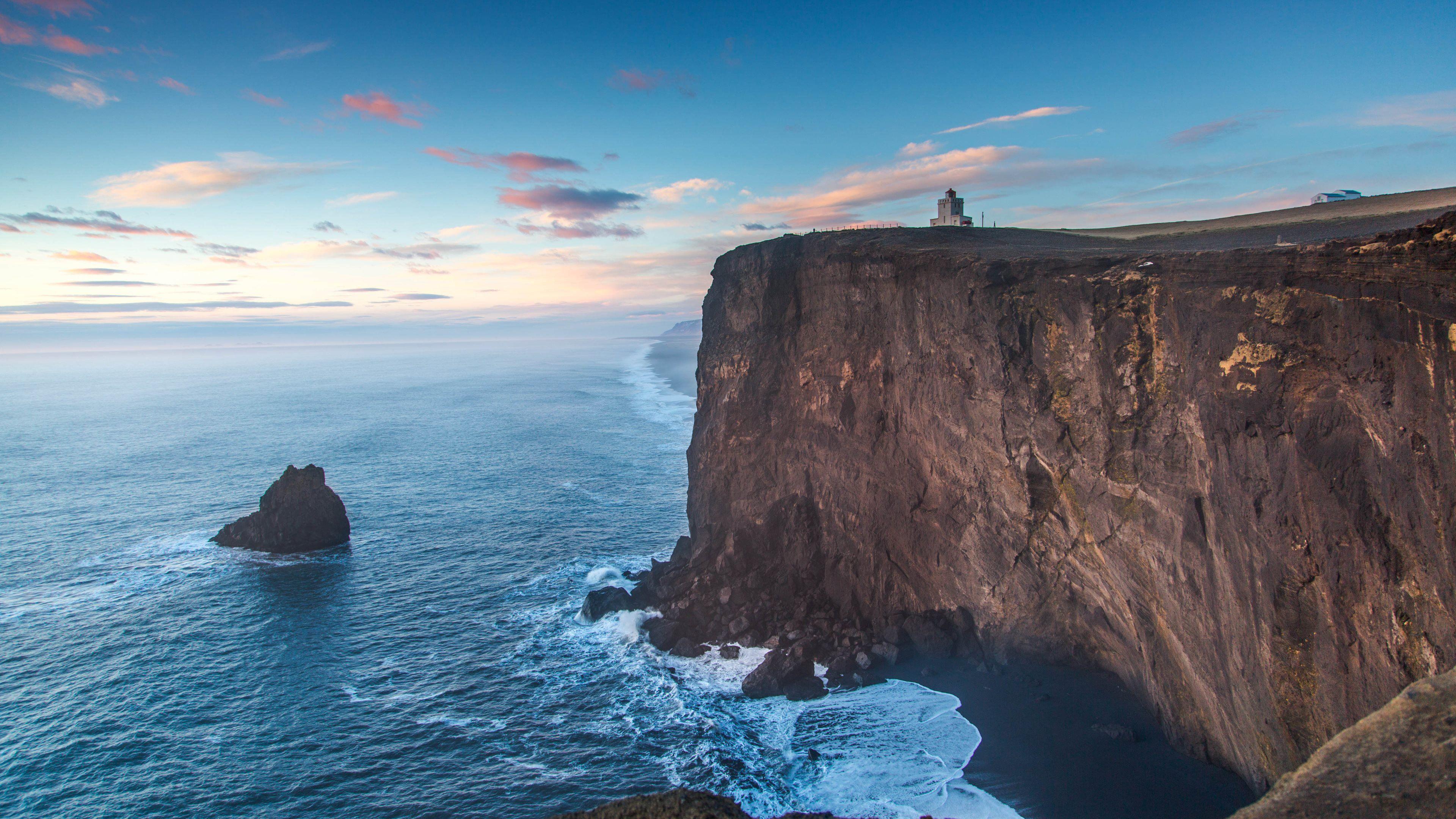 3840x2160 Seascape Nature Cliff 4k Ultra HD Wallpaper