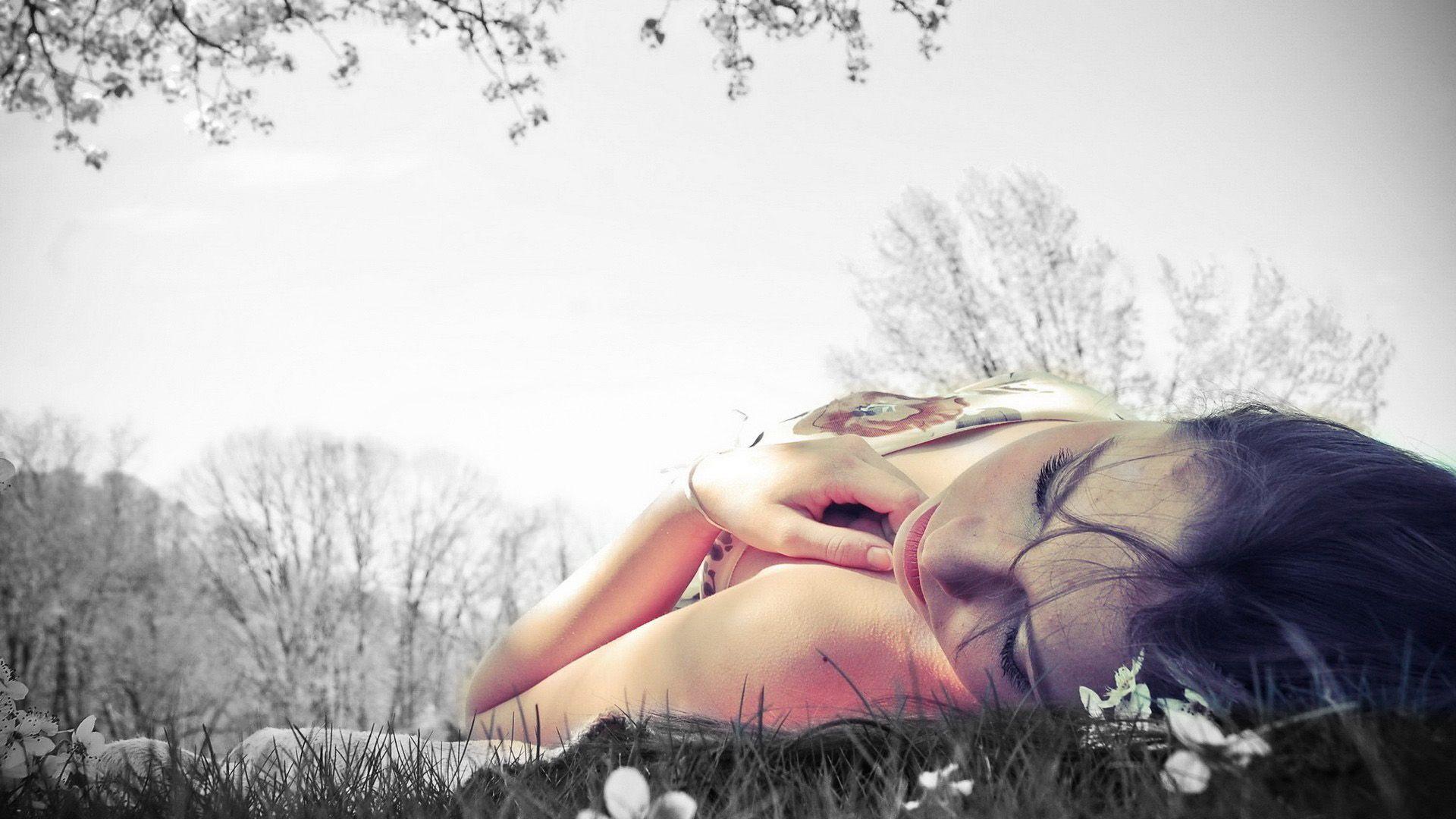 1920x1080 Alone Girl HD Wallpaper Free Download. Alone girl