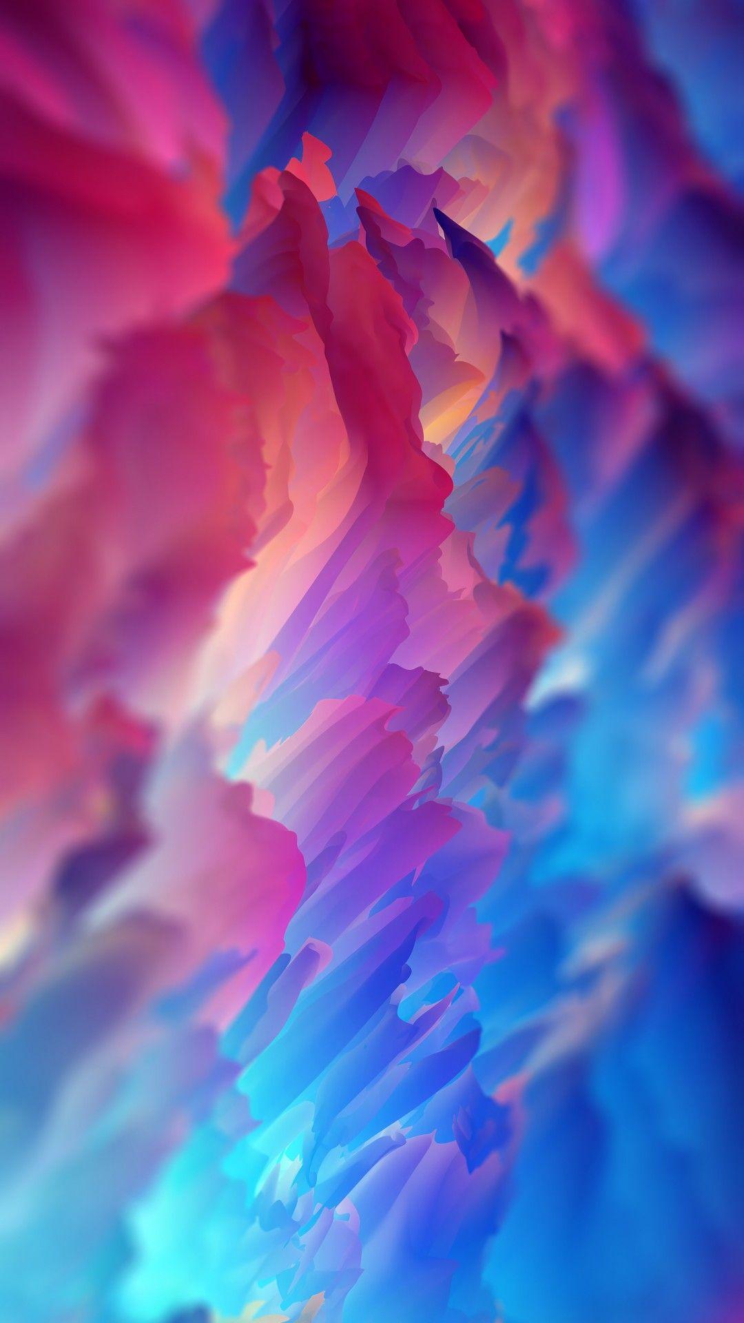 1080x1920 Abstract Colorful Clouds