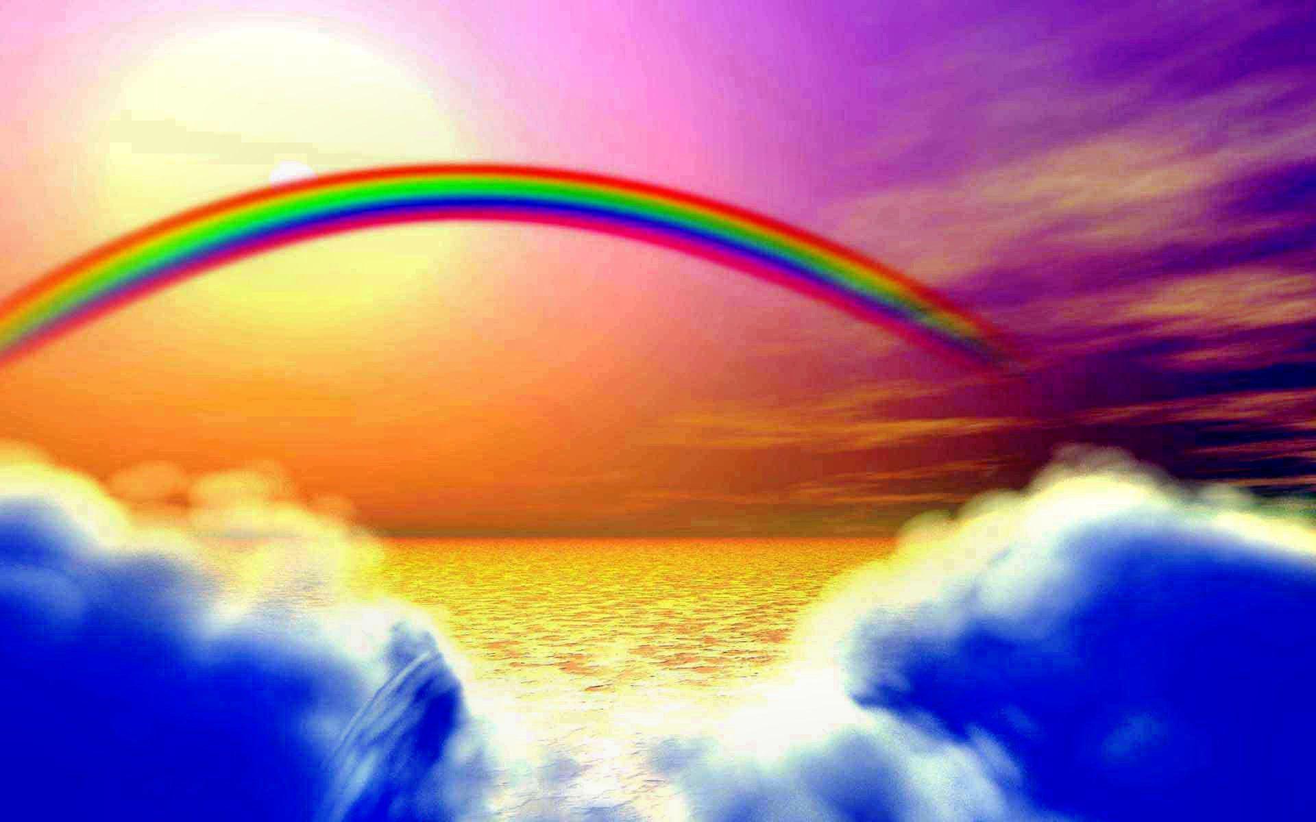1920x1200 Rainbow Clouds