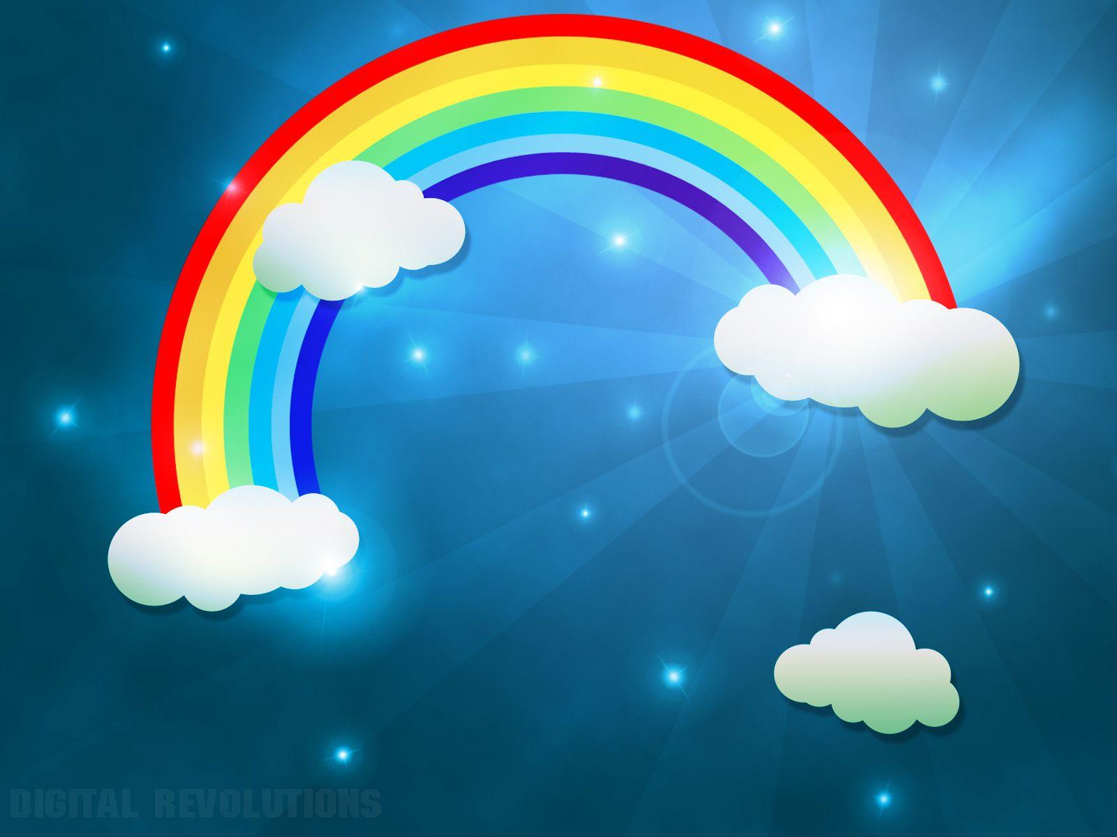 1600x1200 Download wallpaper: Rainbow, Sky, clouds, download photo, desktop