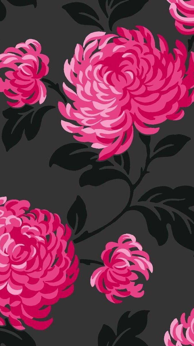 Download Aesthetic Black And Pink Flower Art Desktop Wallpaper  Wallpapers com