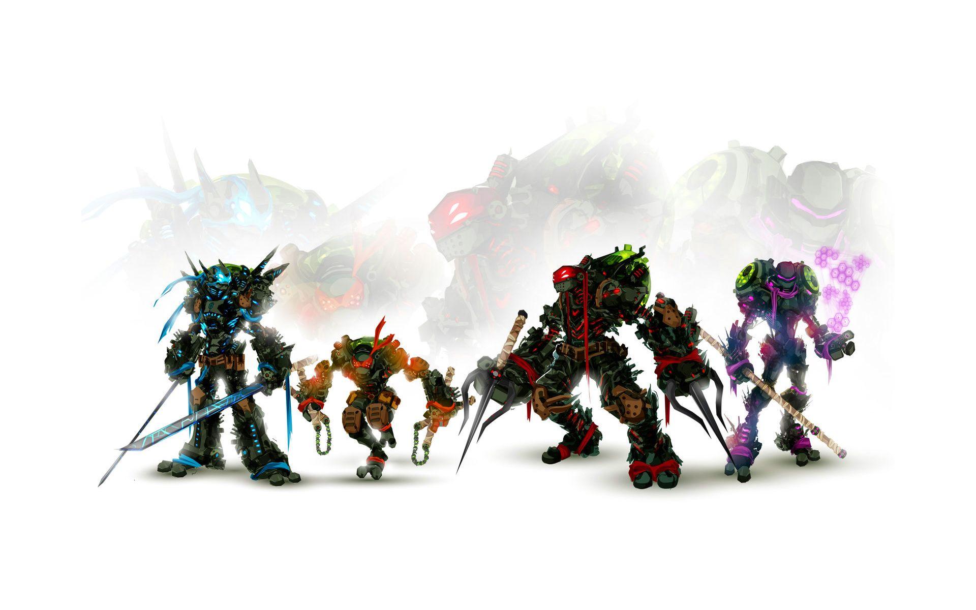 1920x1200 Robot ninja turtles wallpaperx1200