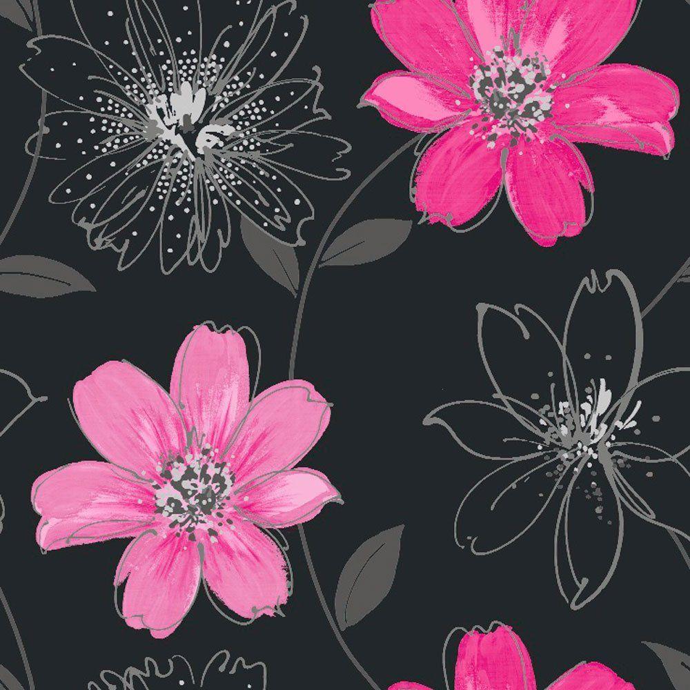Black and Pink Flower Wallpapers - Top Free Black and Pink Flower Backgrounds - WallpaperAccess