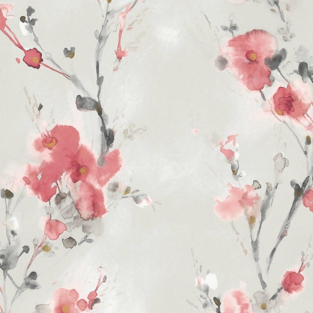 1000x1000 CP1200 Olson Breathless Wallpaper Watercolor Floral