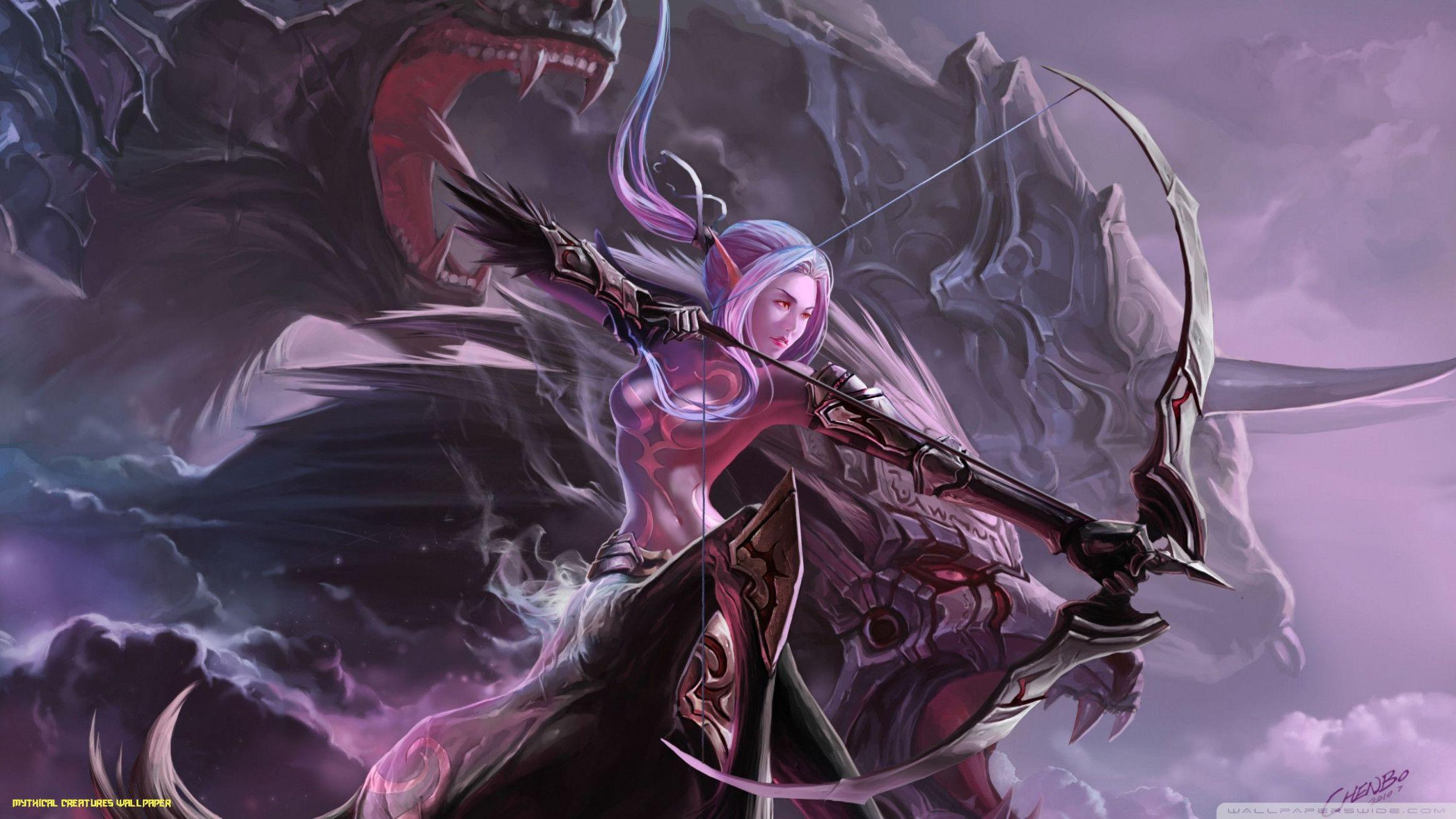 2328x1309 Mythical Creatures Wallpaper