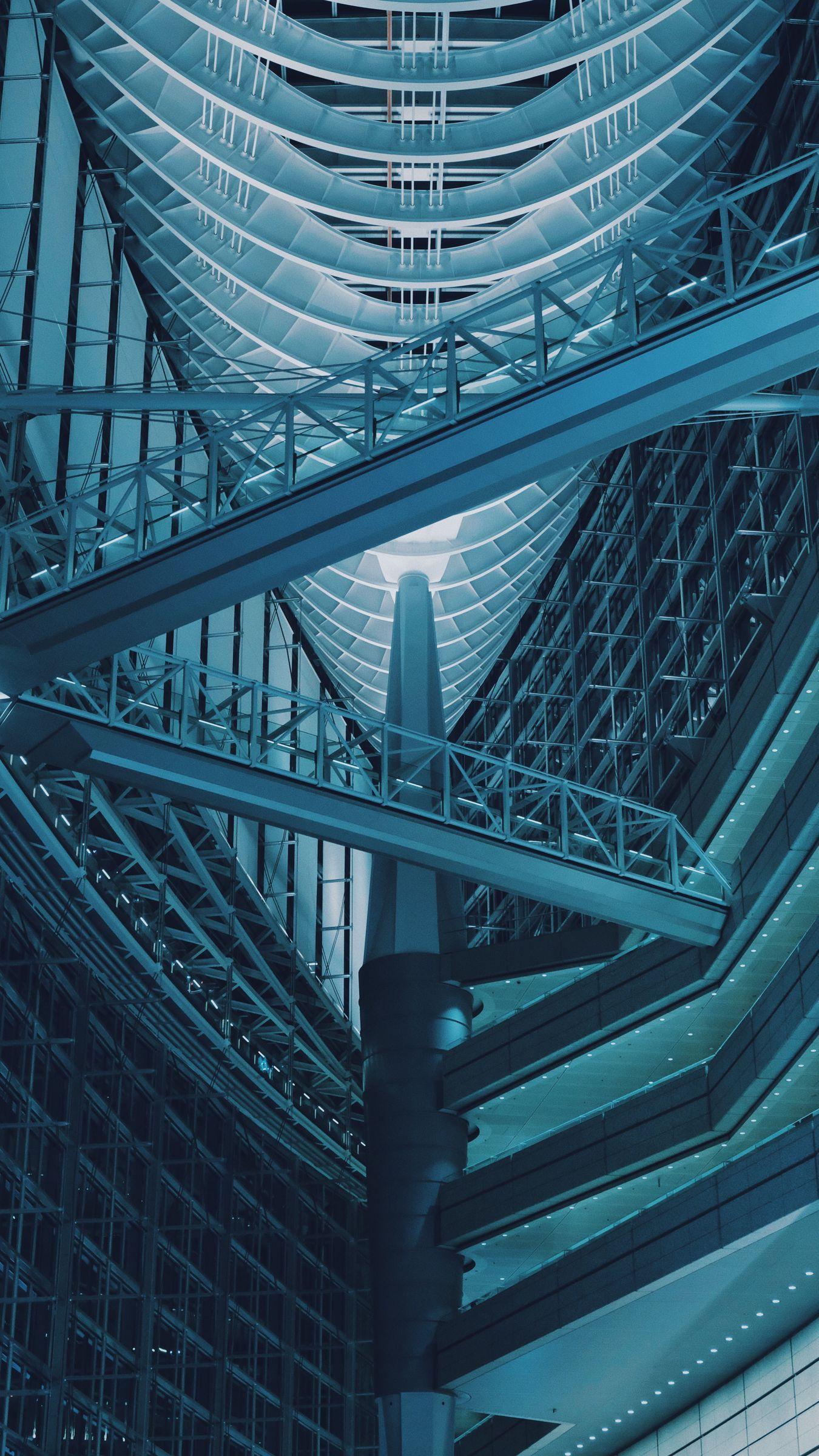1350x2400 Download wallpaper 1350x2400 construction, building, transitions