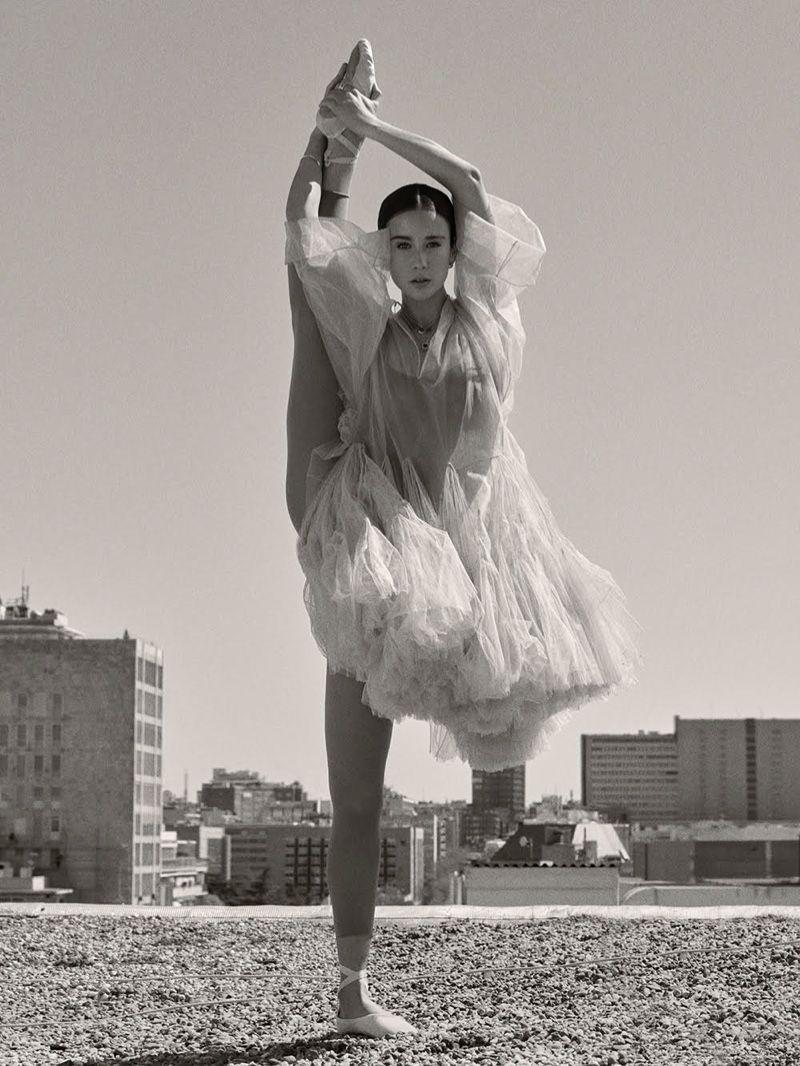 800x1066 Elite' Star Maria Pedraza Wears Ballet Styles for TELVA Magazine