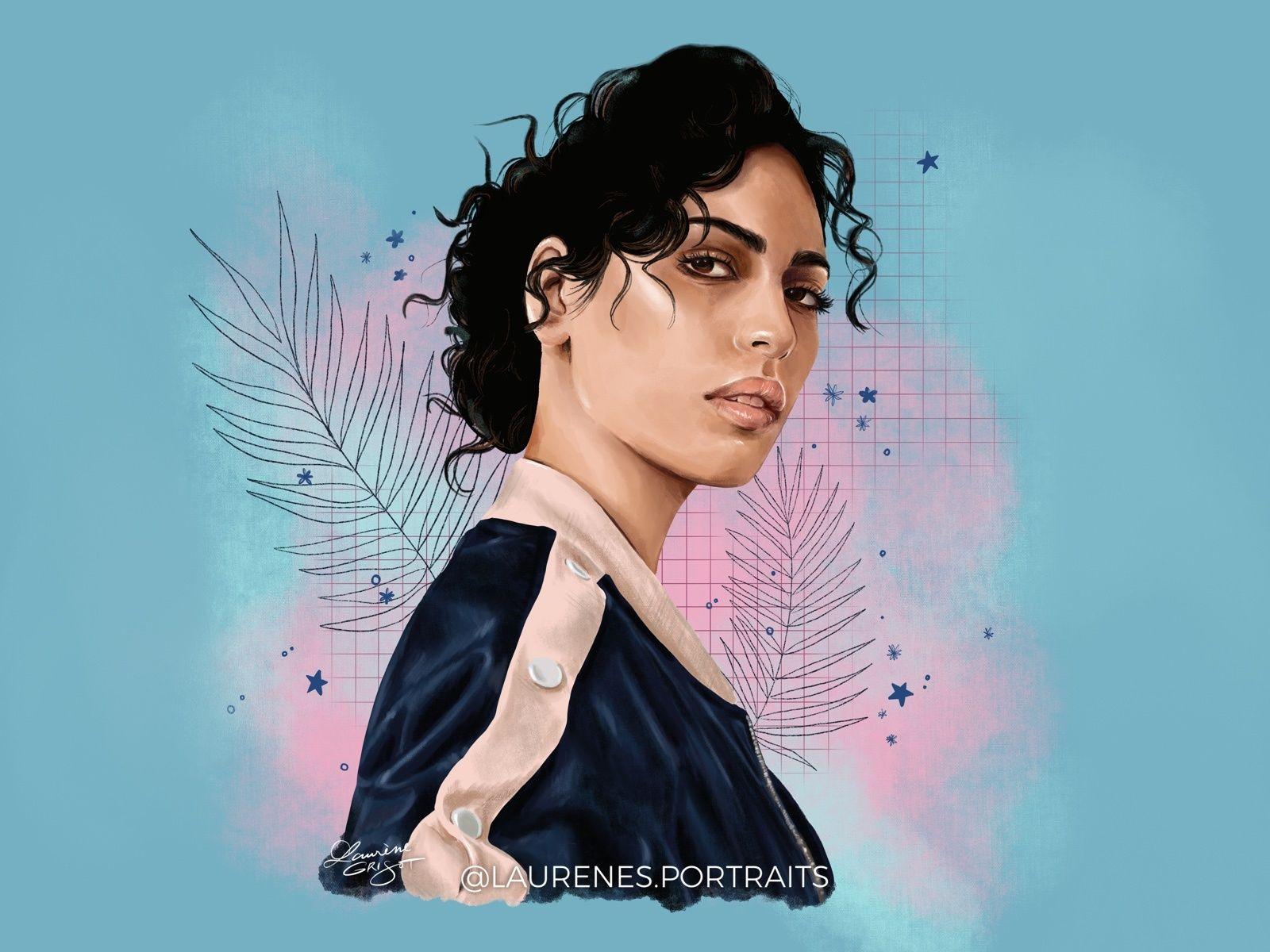 1600x1200 Mina El Hammani by Laurène Grisot on Dribbble