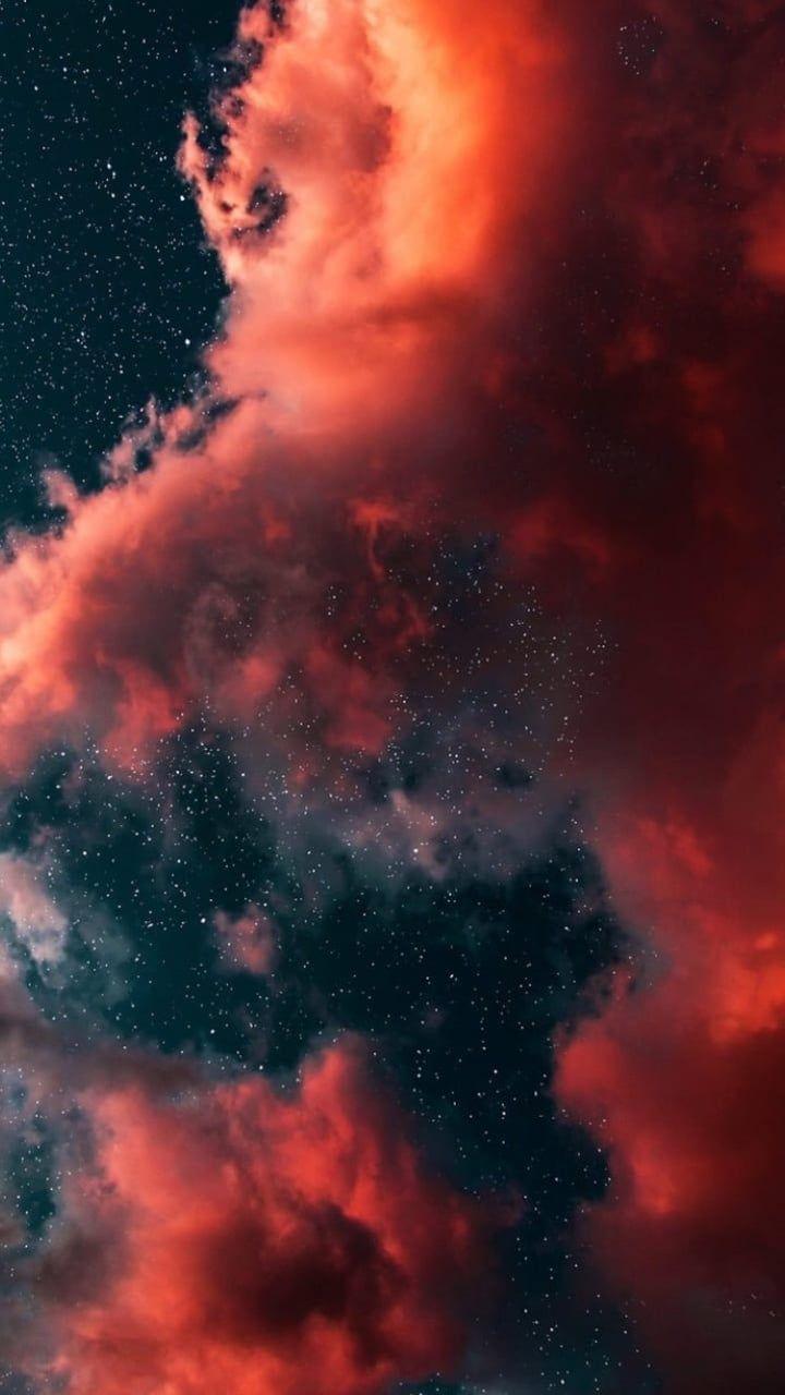 Red clouds фон стим