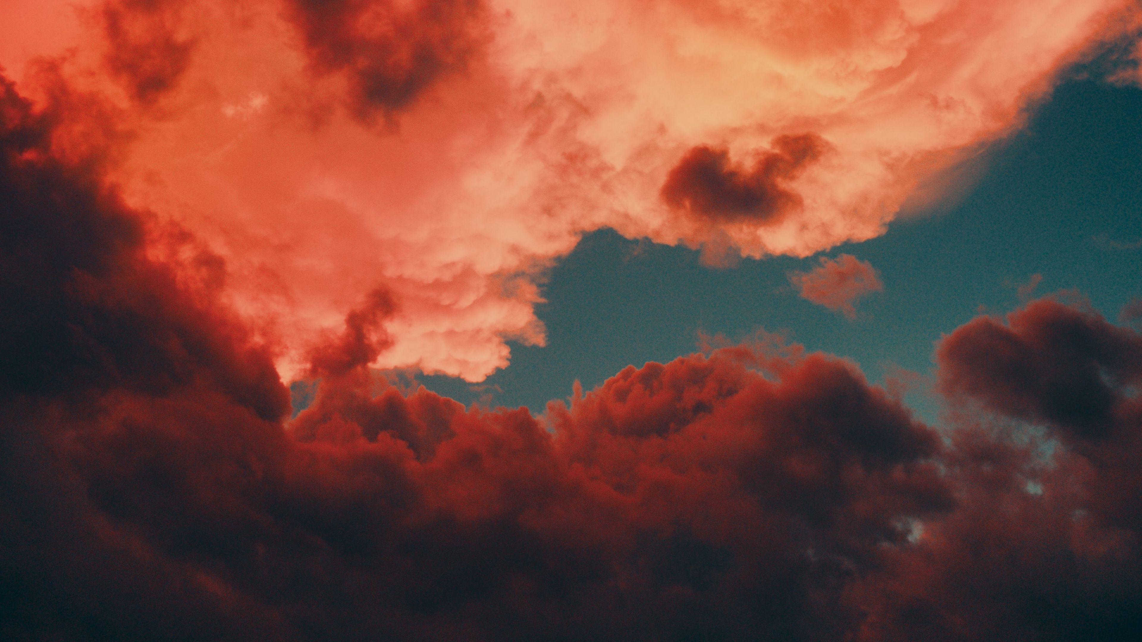 Red Aesthetic Clouds Wallpapers Top Free Red Aesthetic Clouds Backgrounds Wallpaperaccess 