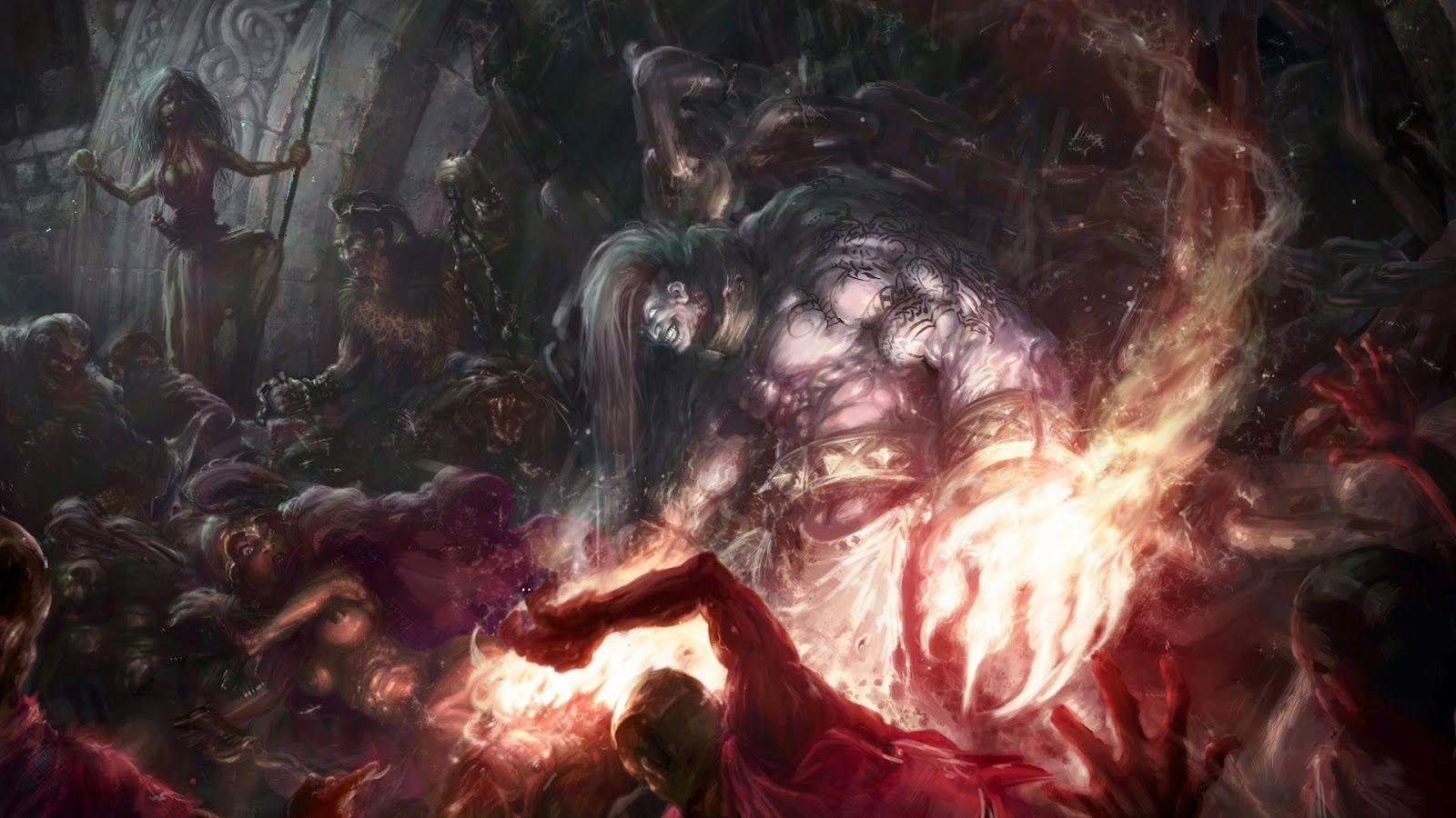 1600x900 Free Wallpaper Download: Monsters and Demons wallpaper. 3D