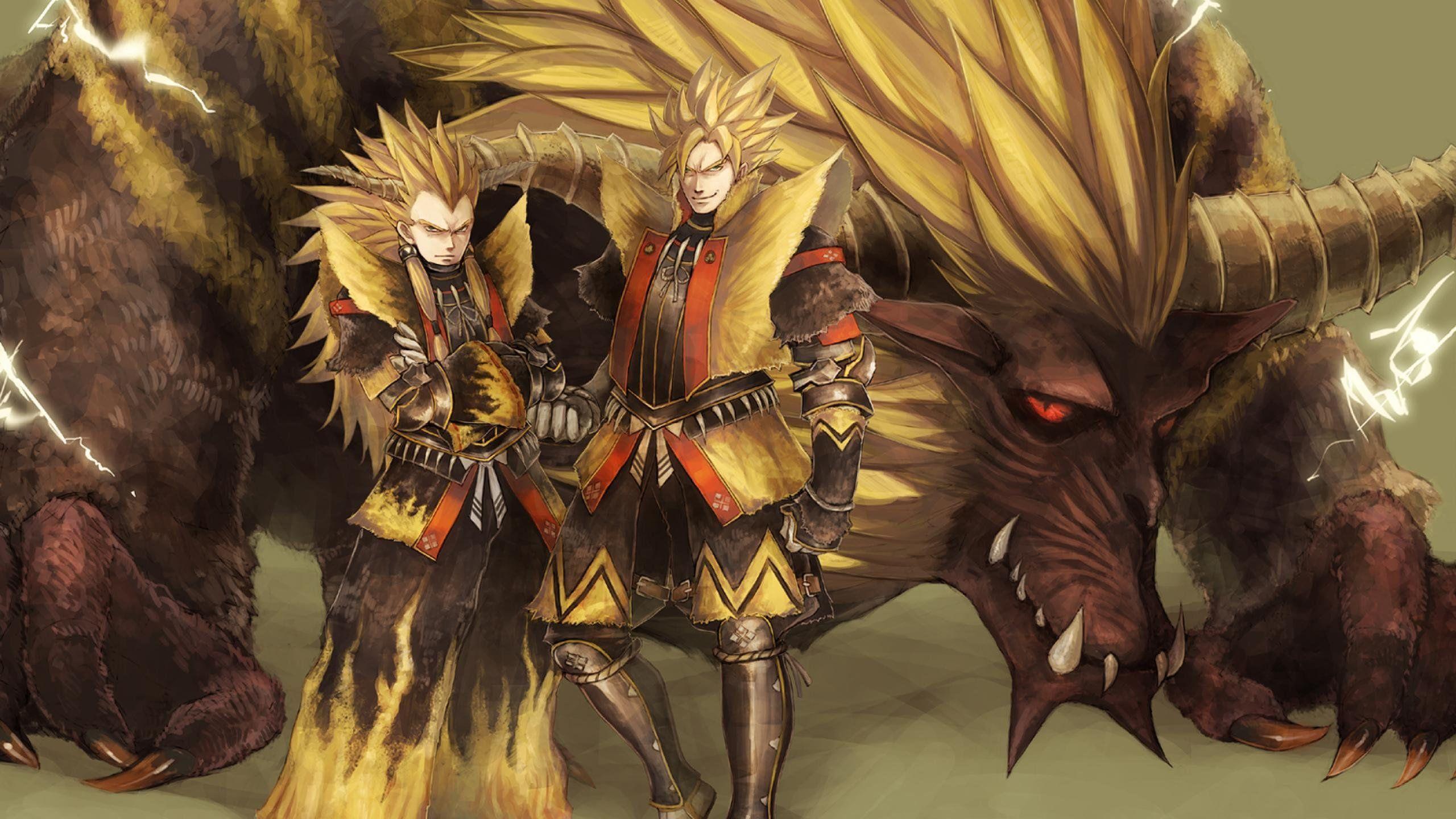 2560x1440 monster, Hunter, Online, Mmo, Rpg, Fantasy, Hunting, 1mhf, Action