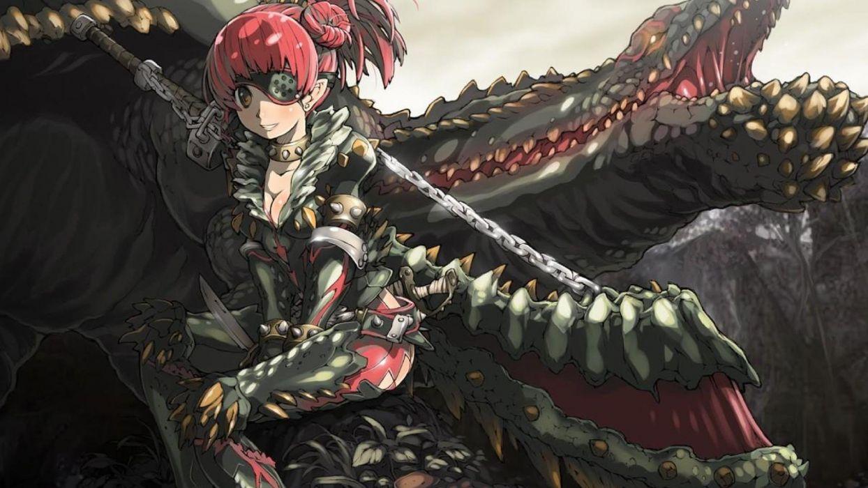 1244x700 MONSTER HUNTER online mmo rpg fantasy hunting 1mhf action dragon