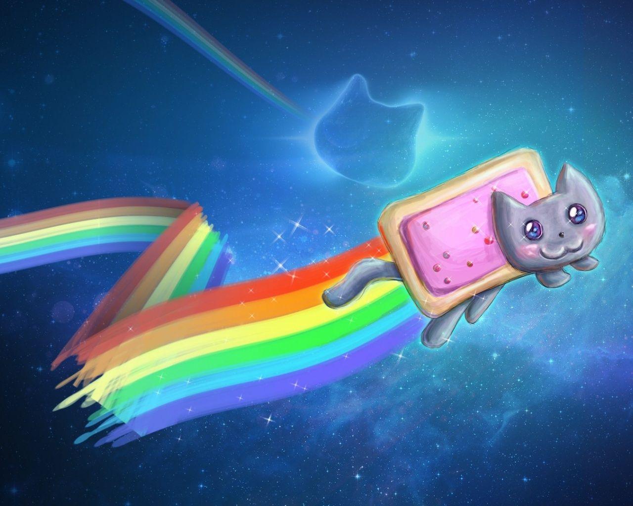 1280x1024 Space Rainbow desktop PC and Mac wallpaper