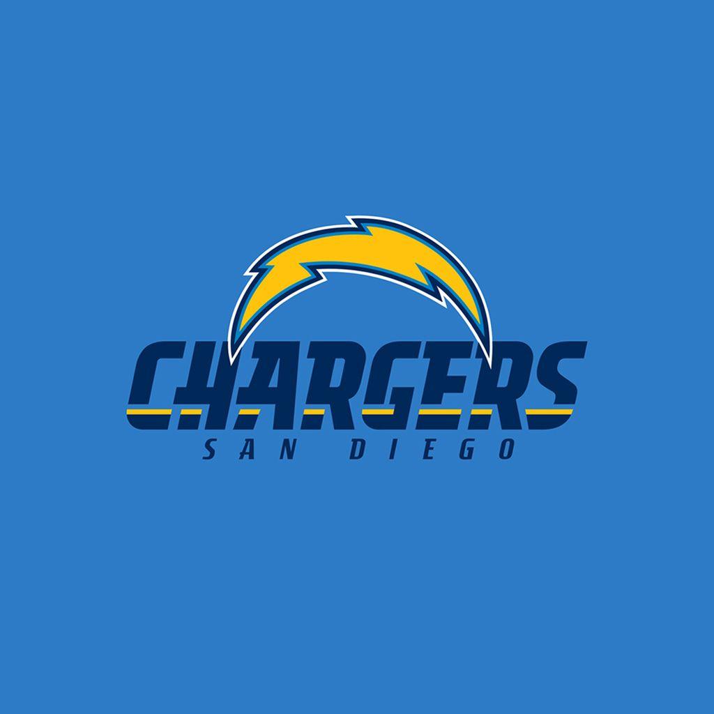 1024x1024 iPad Wallpaper with the San Diego Chargers Team Logos