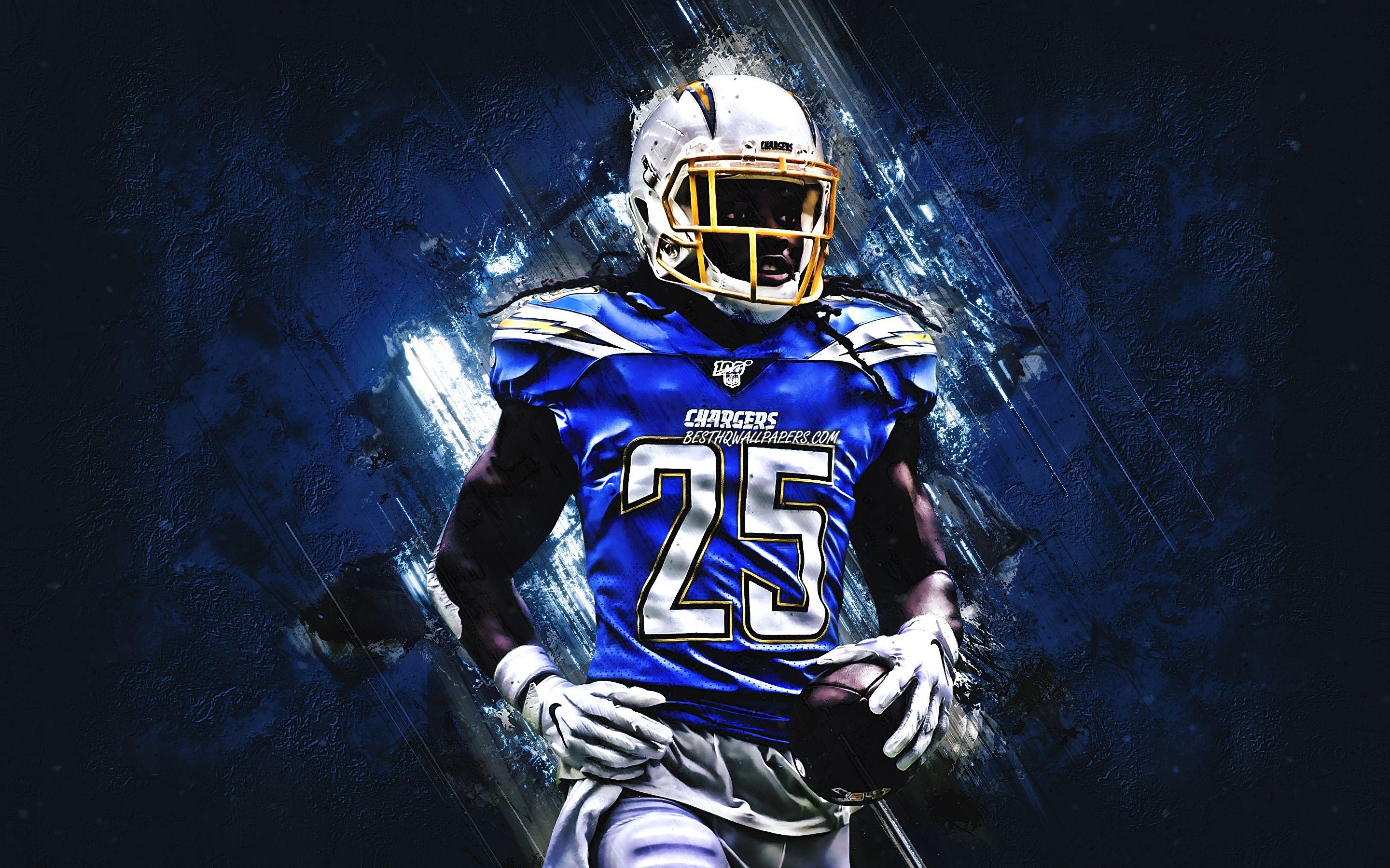 2880x1800 Download wallpaper Melvin Gordon, Los Angeles Chargers, NFL