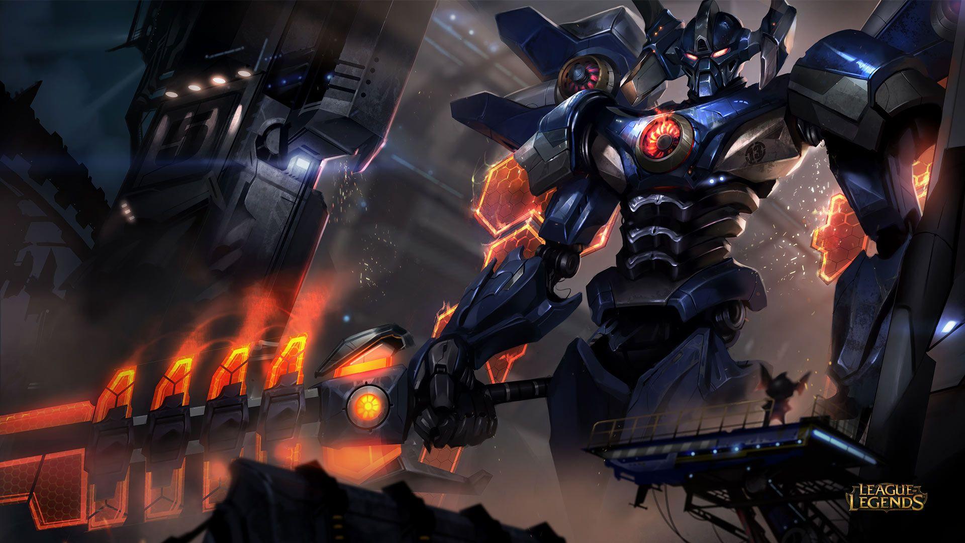 1920x1080 Mecha Aatrox Wallpaper of Legends Wallpaper