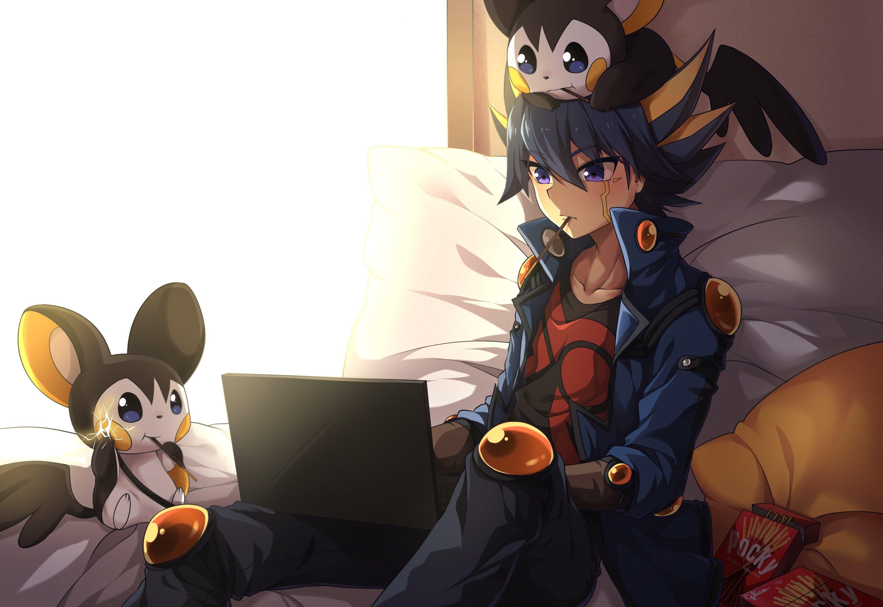 3507x2410 Yu Gi Oh 5Ds Stardust Dragon Yusei Fudo Dragon Wallpaper