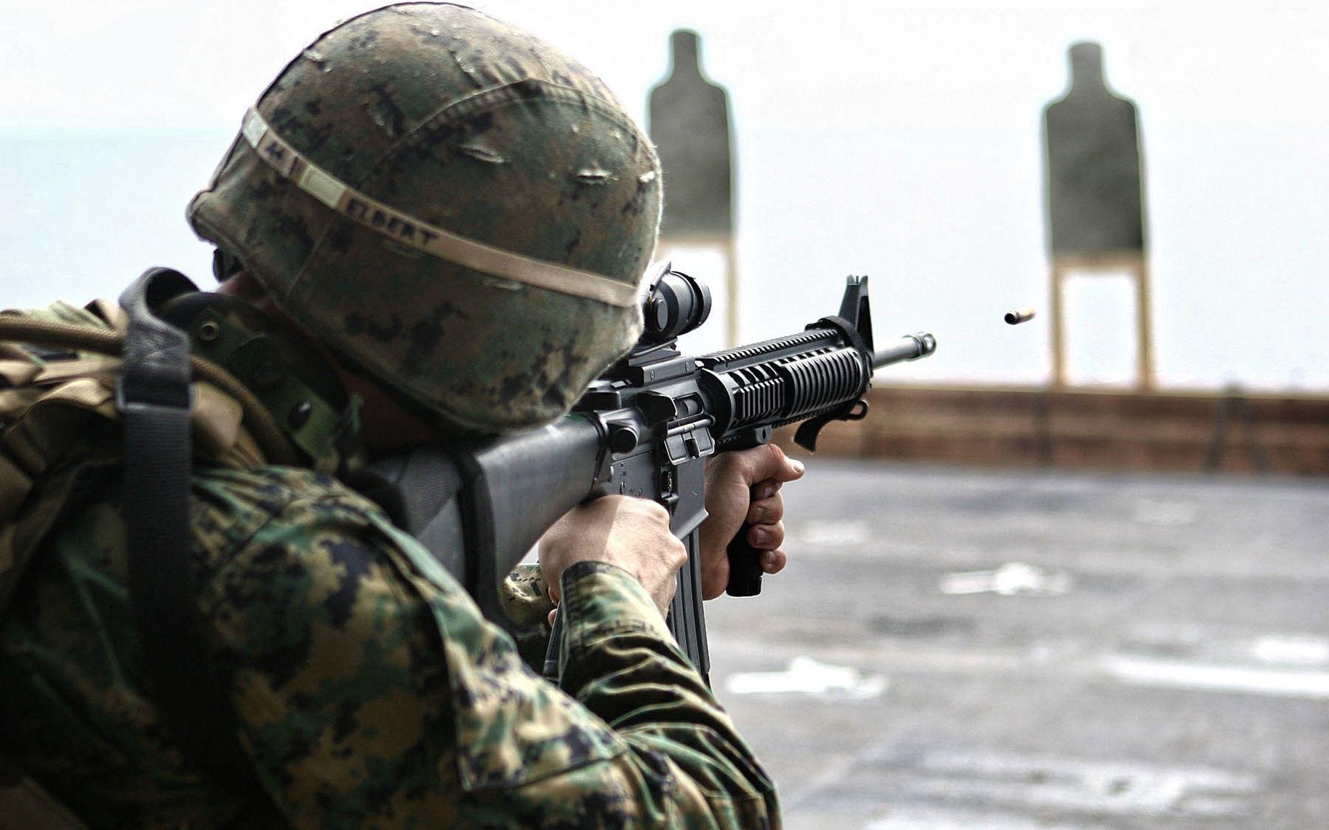 1920x1200 US Marine Corps Soldier Wallpaper