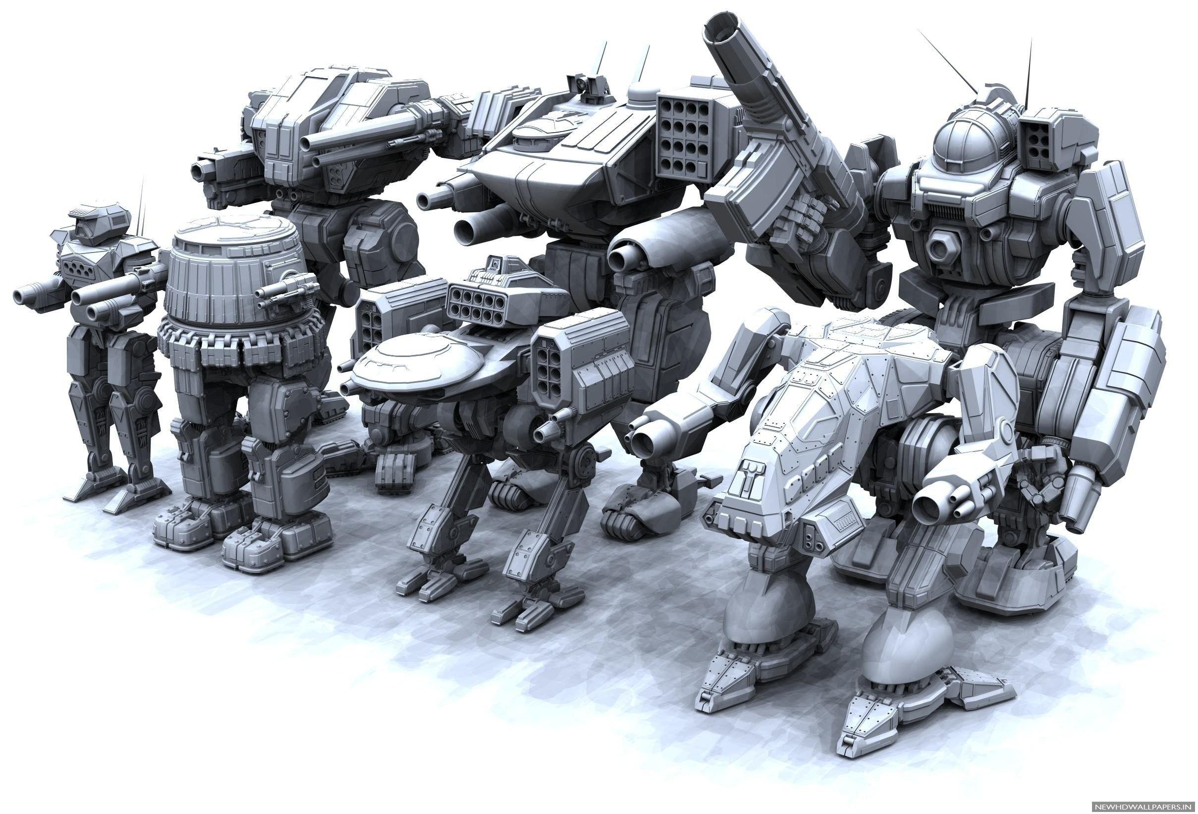 2418x1644 Warrior, Mecha Fantasy Wallpaper, Battletech, Mech, art, Action