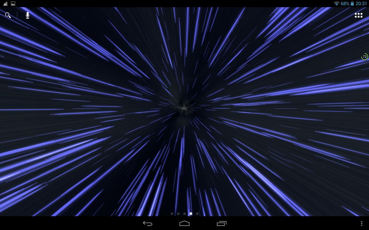 1280x800 Hyperspace for Android