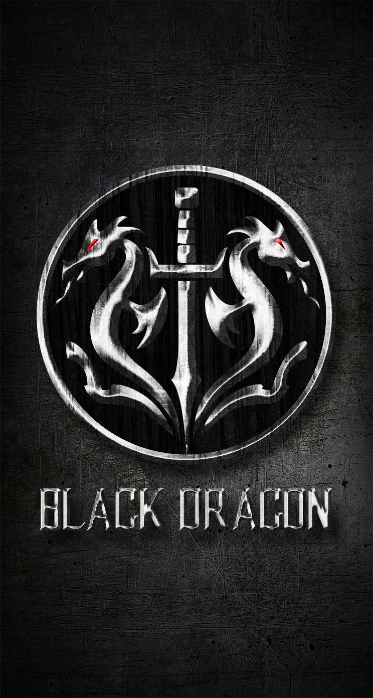 744x1392 Black Dragon Wallpaper for iPhone 5